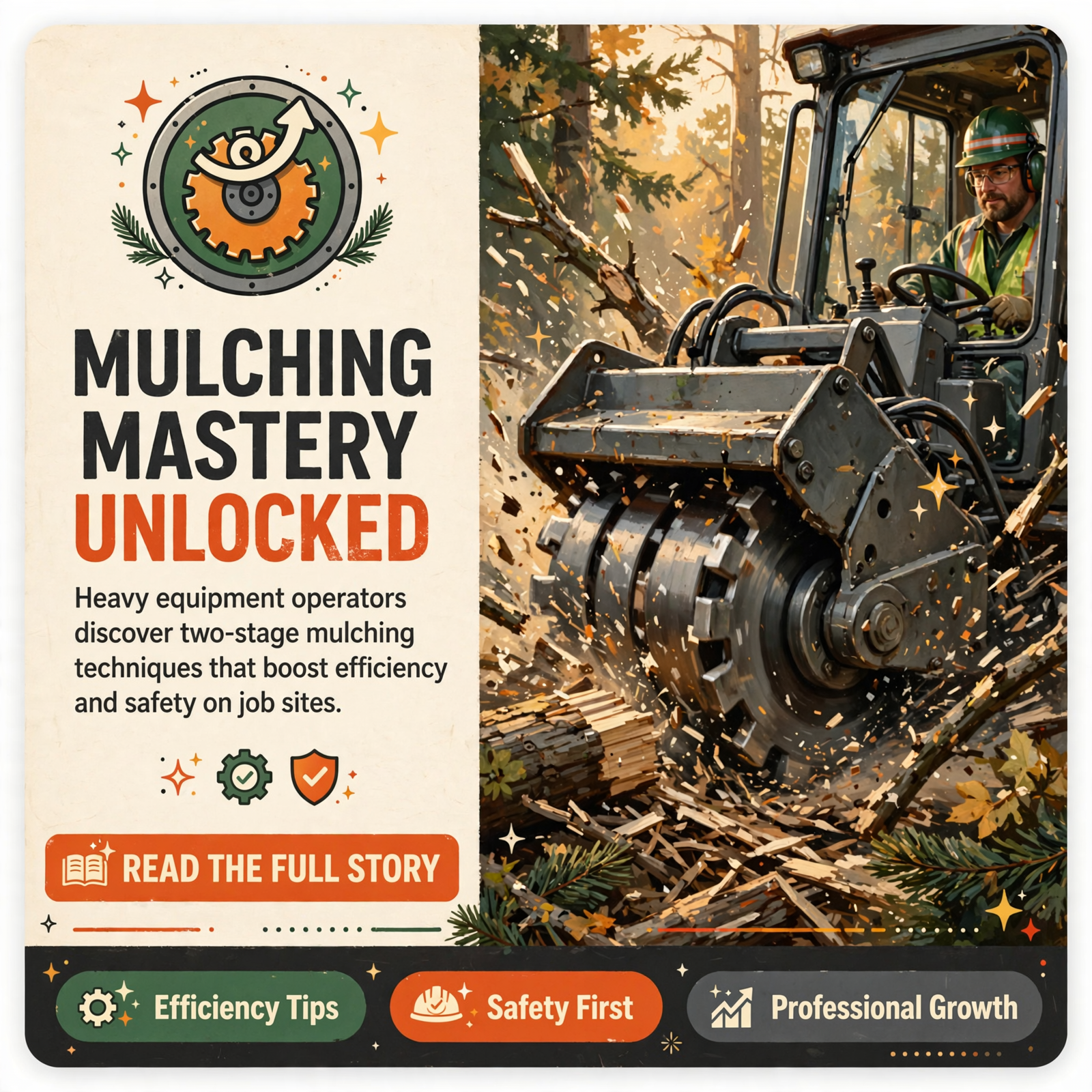 Featured image for "🛠️ Virnig Manufacturing Shares Tree Mulching Pro Tips for Heavy Equipment Operators"