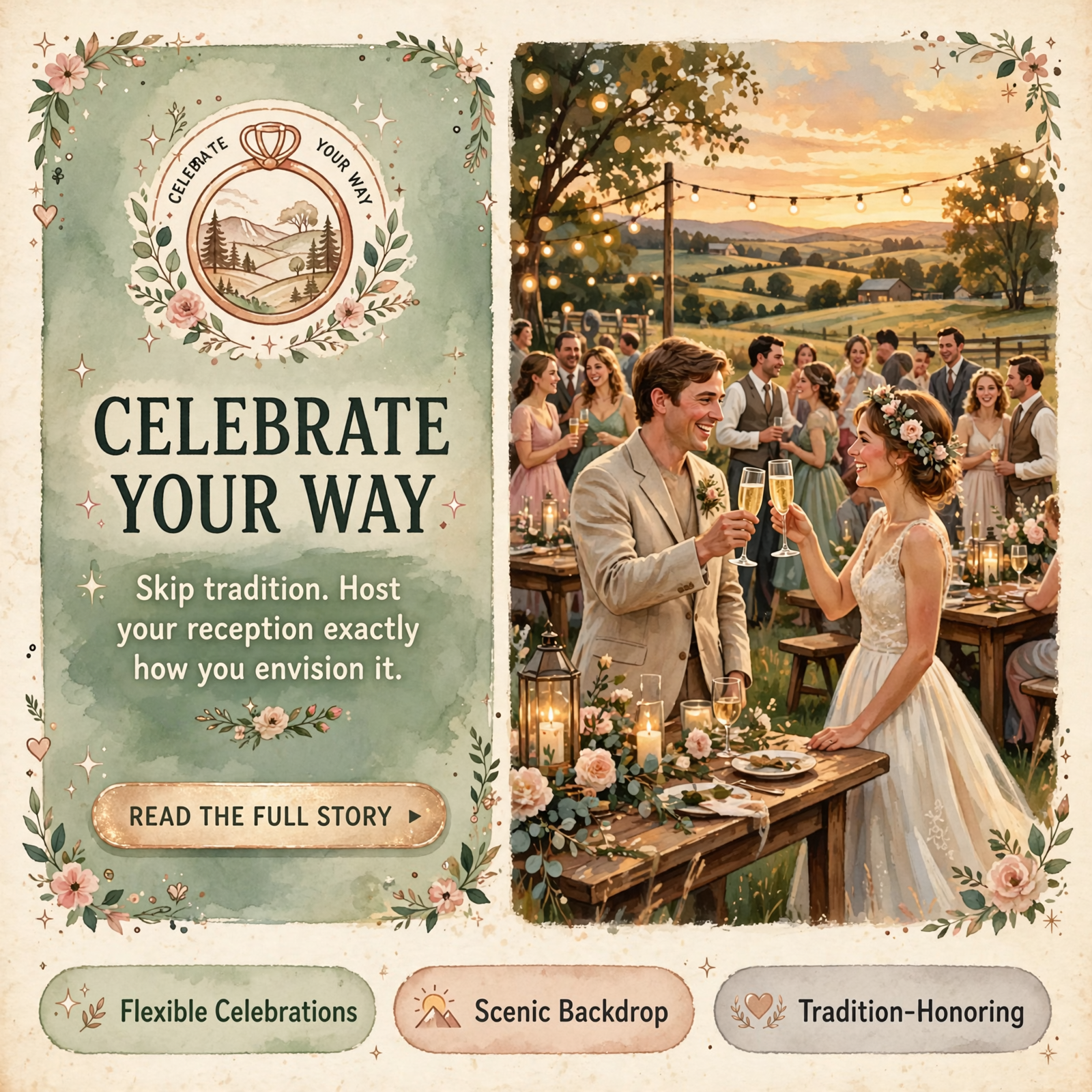 Featured image for "💍 The Ridge Welcomes Couples Looking for Reception Venues in Dunlap"