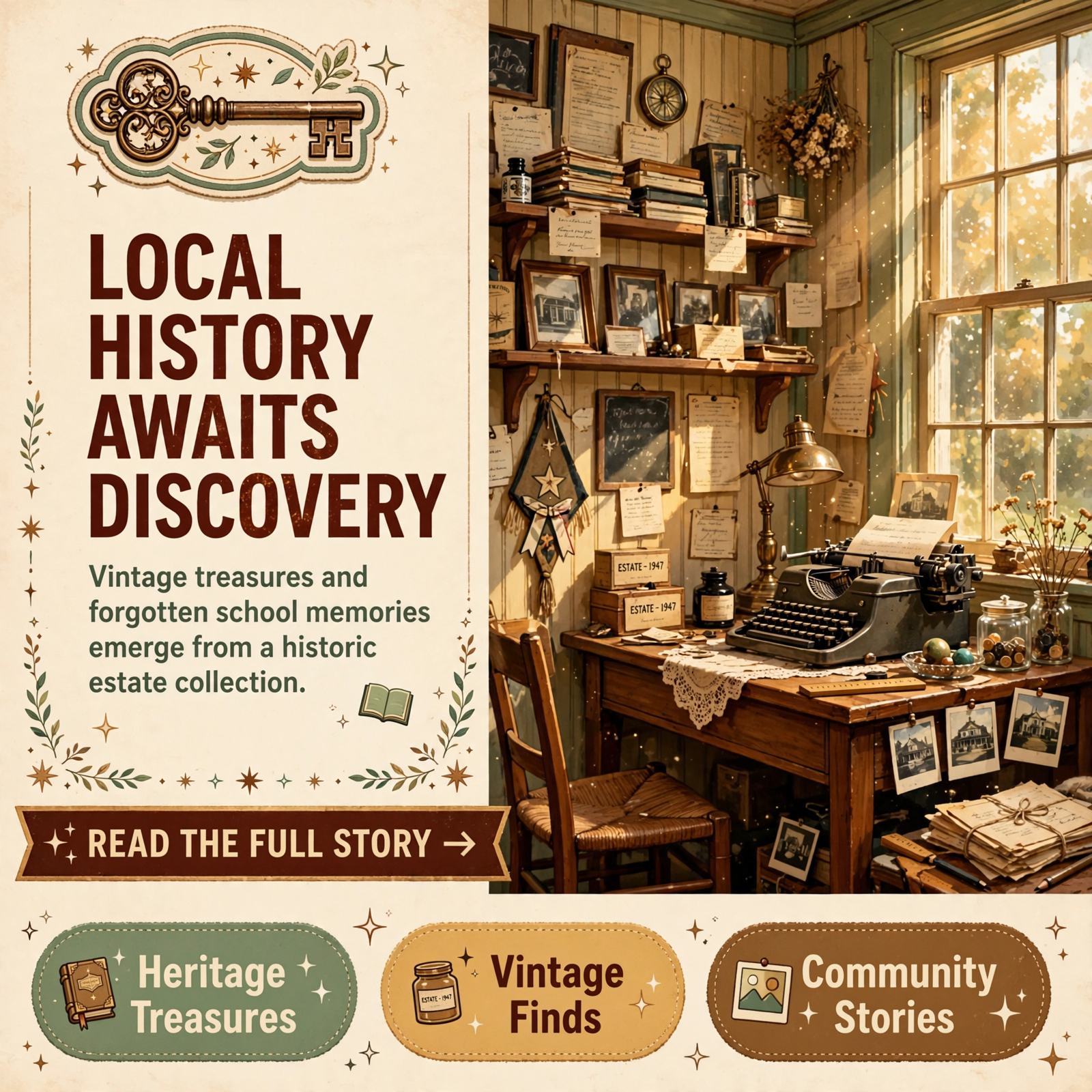 Featured image for "🏡 Sallee Estate Sale Brings Local History and Vintage Treasures to Cookeville"