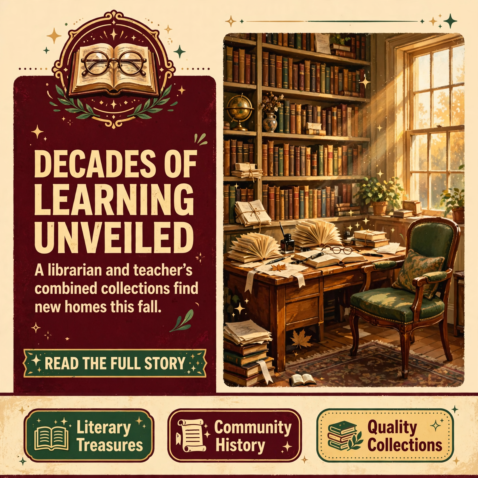 Featured image for "📚 Book Lovers' Estate Sale Comes to Cookeville with Treasures from Educator and Librarian"