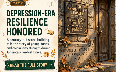 🏛️ Historic Marker Honors Sequatchie County Public Library ‘s Depression-Era Building in Dunlap