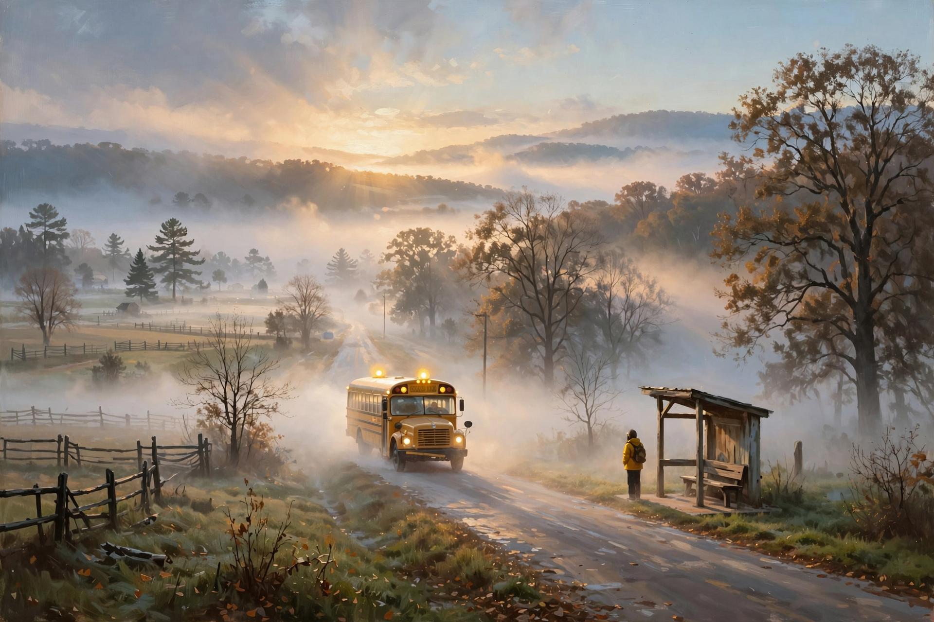 Illustration for 🌫️ Fog Before 8, Then Blue Skies Into the Weekend
