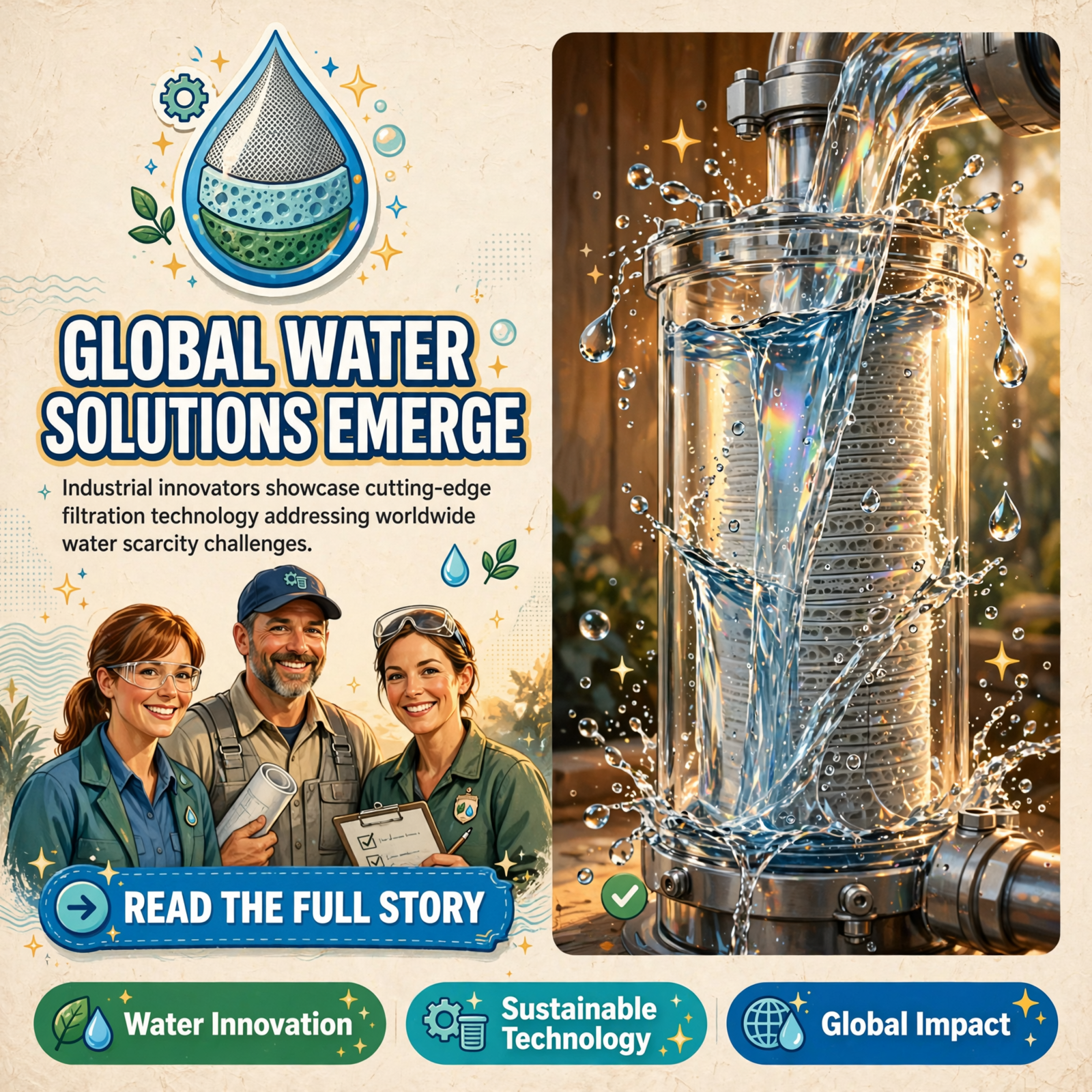 Featured image for "🌍 MANN+HUMMEL Showcases Water Treatment Solutions at WETEX 2026 in Dubai"