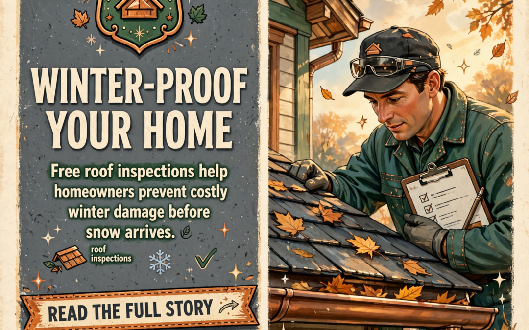 🏠 Prepare Your Home for Winter with Free Roof Inspections in Dunlap