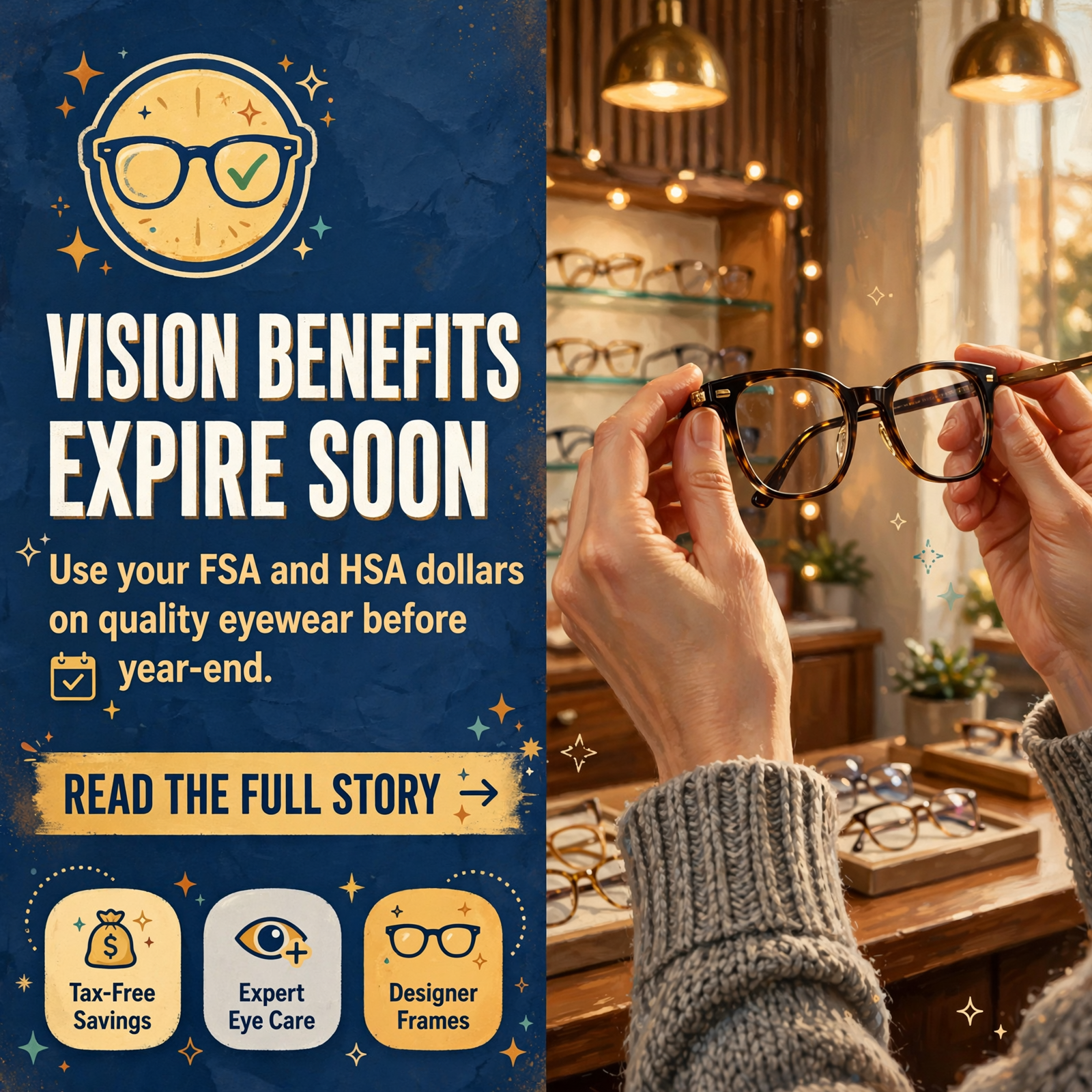 🕶️ Use Your Year-End Vision Benefits Before December 31st in South Pittsburg — Featured Image Featured image for "🕶️ Use Your Year-End Vision Benefits Before December 31st in South Pittsburg"