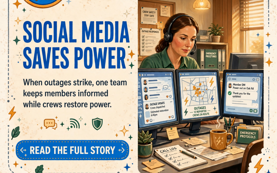 📱 Cooperative Response Center Offers 24/7 Social Media Monitoring for Utility Outages
