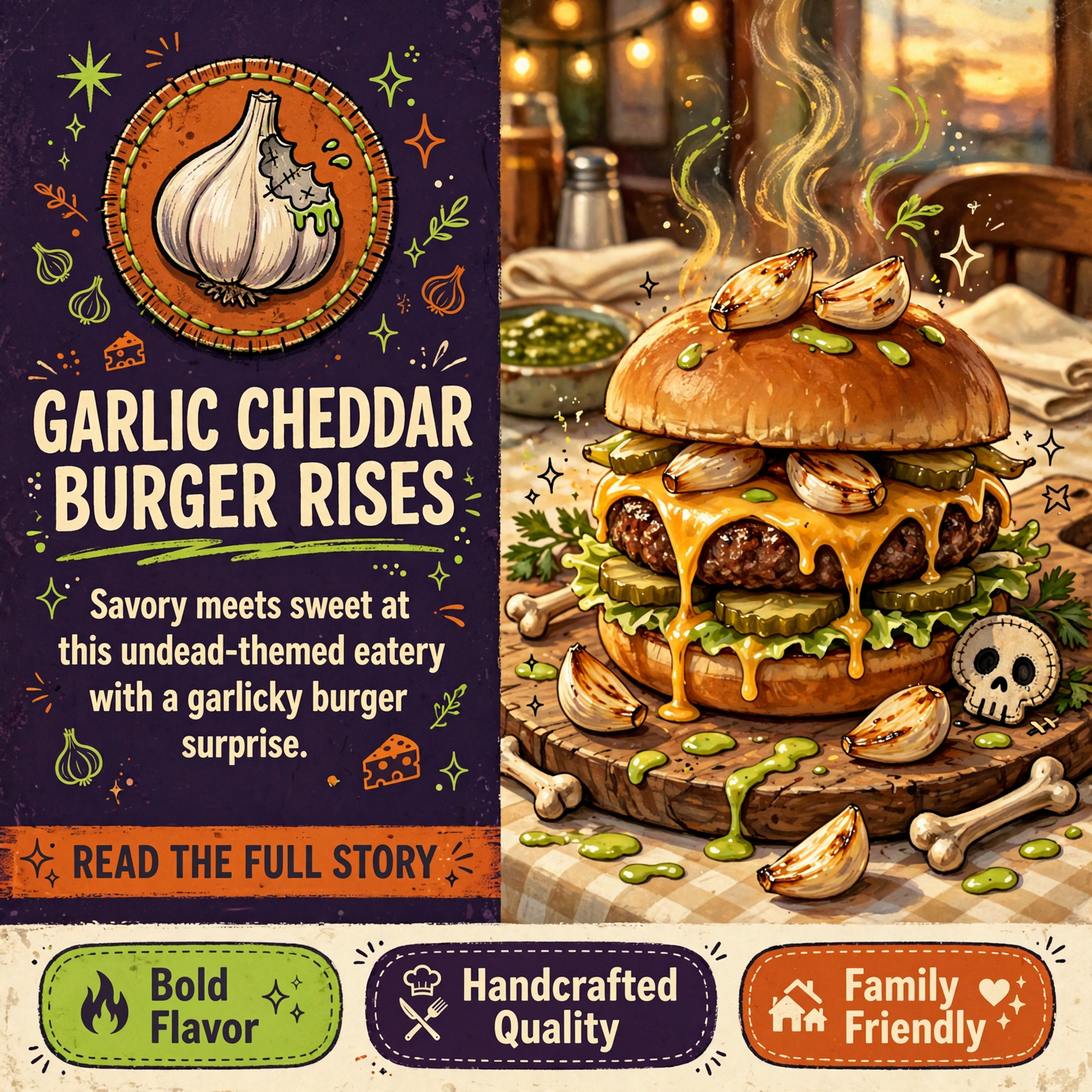 π Garlic Cheddar Burger Brings Bold Flavor to Zombie Ice Cream in Jasper β Featured Image Featured image for "π Garlic Cheddar Burger Brings Bold Flavor to Zombie Ice Cream in Jasper"