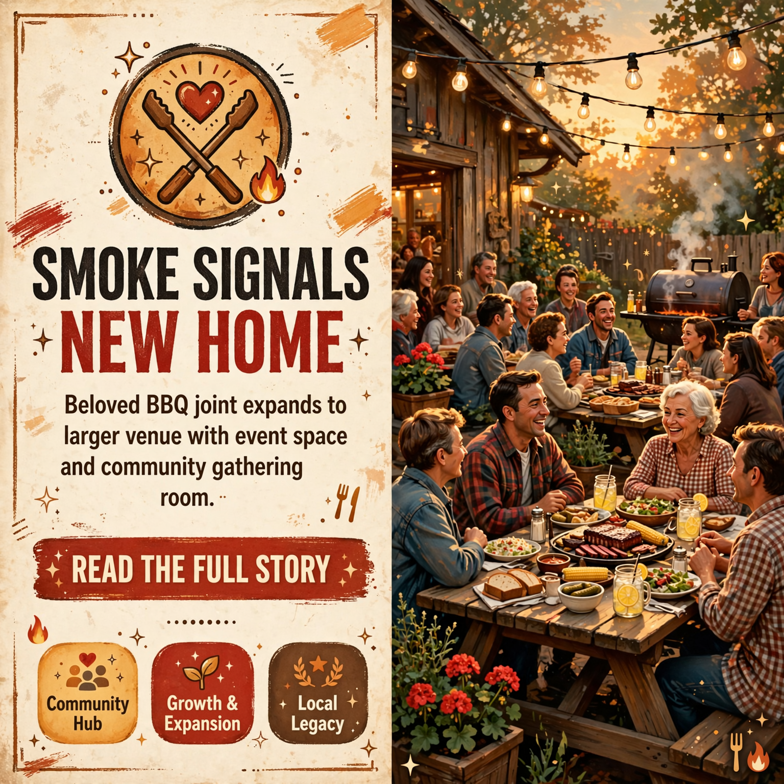 Featured image for "🍖 Holloway's BBQ Moves to Cherry Street Location in Dunlap, Expanding with New Venue Space"