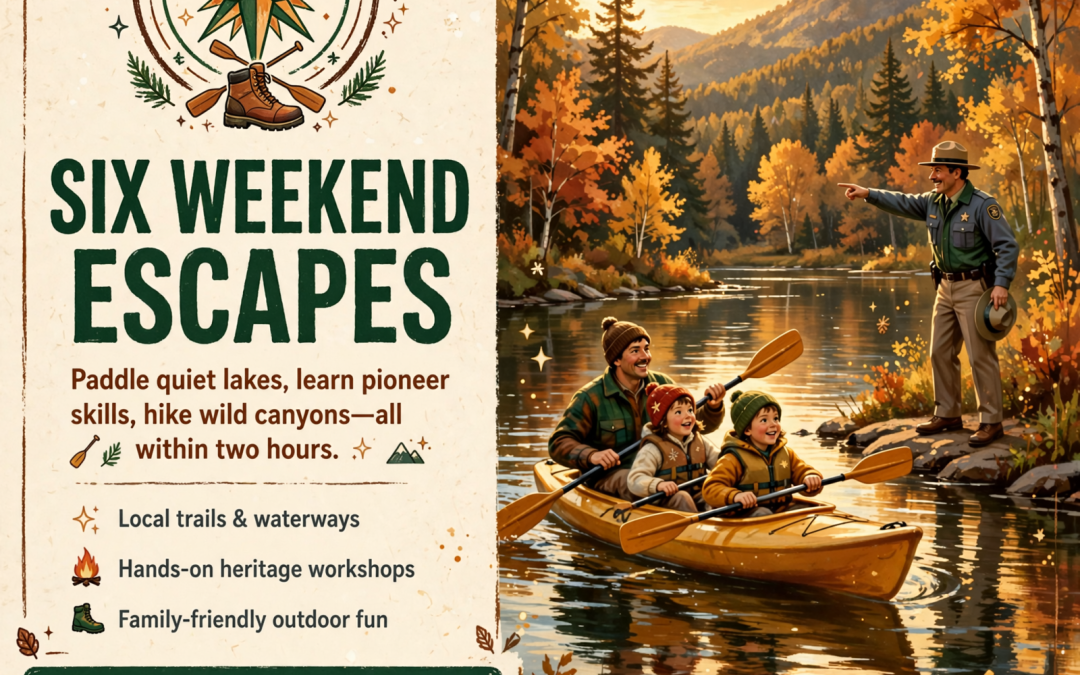 🧭 Hundred-Mile Happenings: An Evening Kayak Float and a Black Bear Talk at Pickett, Bread-and-Butter Making and Embroidery at the Cordell Hull Birthplace, Yarn Ghosts at Fort Southwest Point, Campground Chills and Thrills at Cedars of Lebanon, a Backcountry Canyon Hike at Cloudland and a Pelt Petting Zoo on the Ocoee