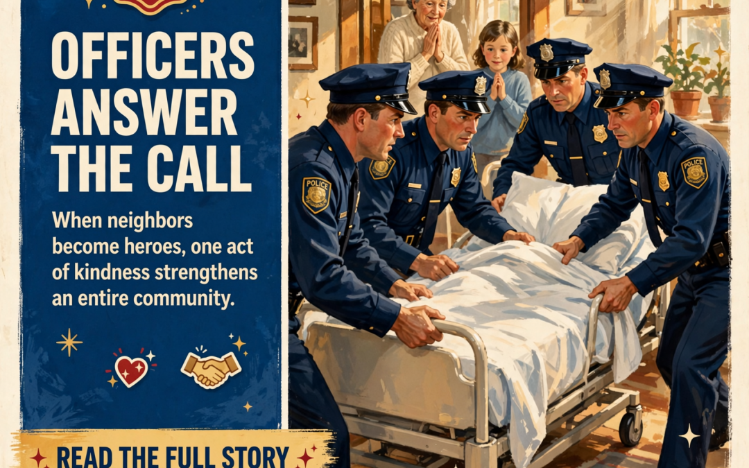 🚔 Local Officers Answer the Call: Community Comes Together to Help Neighbor in Need