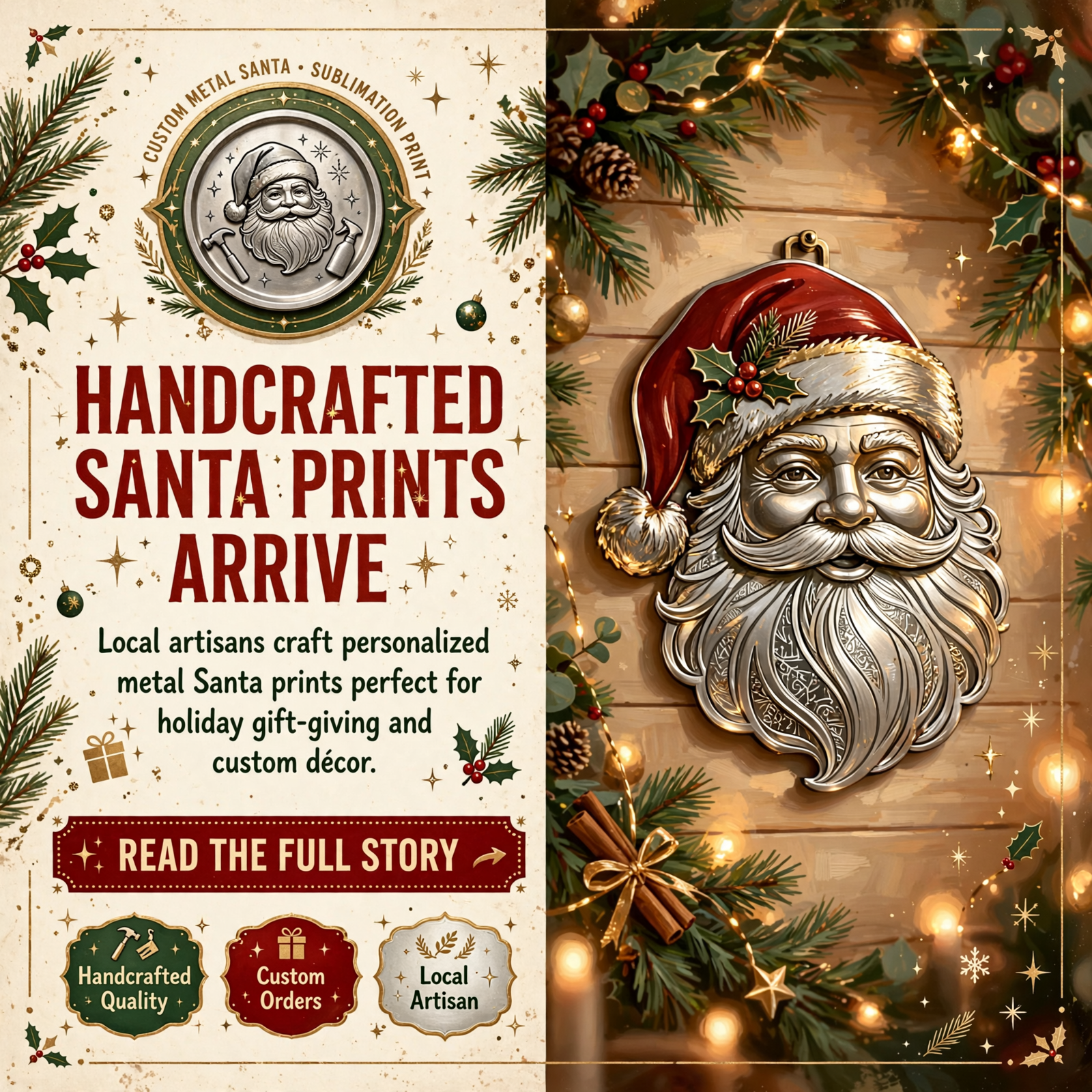 ๐
Southern Chick Gifts Unveils Custom Metal Santa Prints for Holiday Season โ Featured Image Featured image for "๐
Southern Chick Gifts Unveils Custom Metal Santa Prints for Holiday Season"