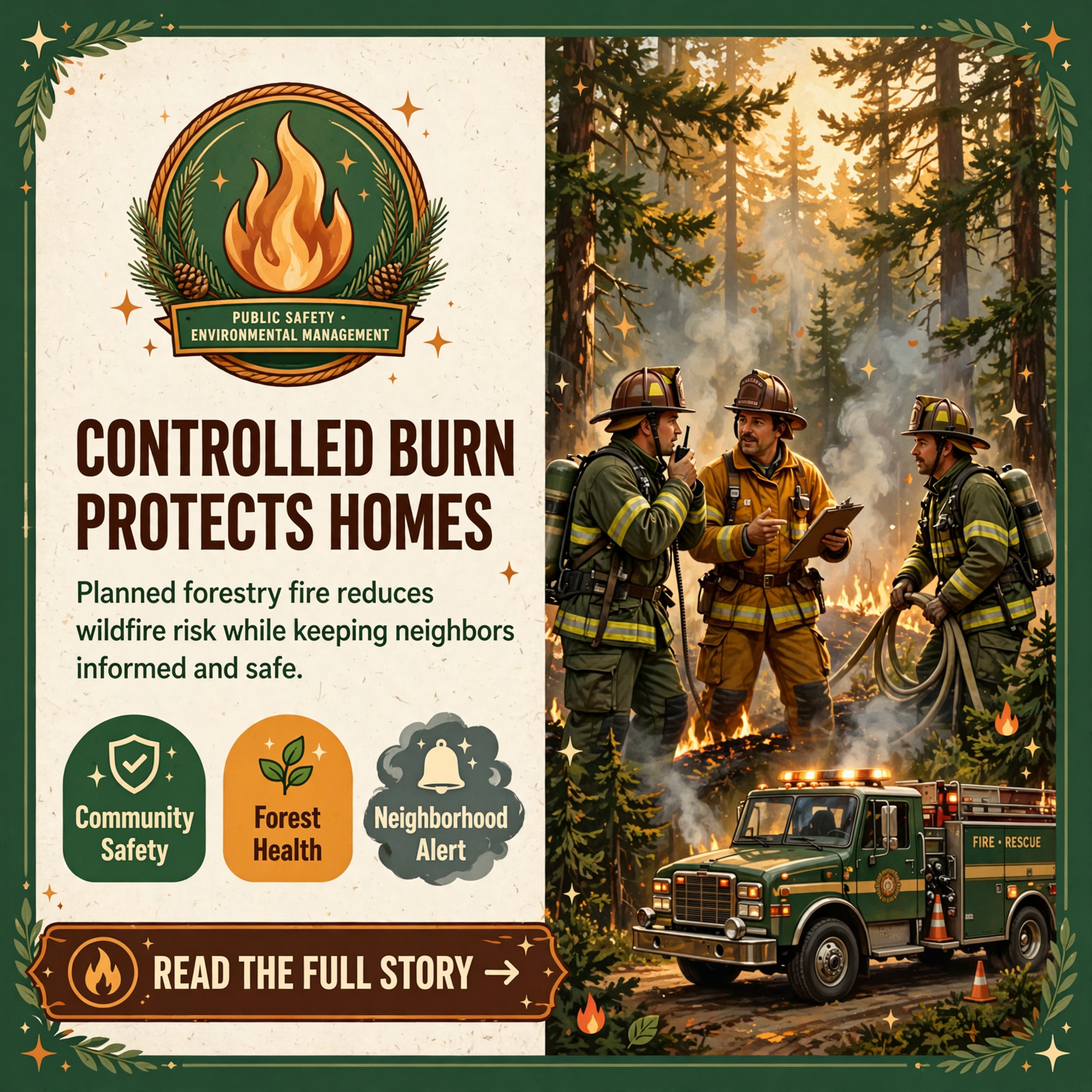 Featured image for "🔥 State Forestry Department Prescriptive Burn Planned Behind Fredonia Homes"