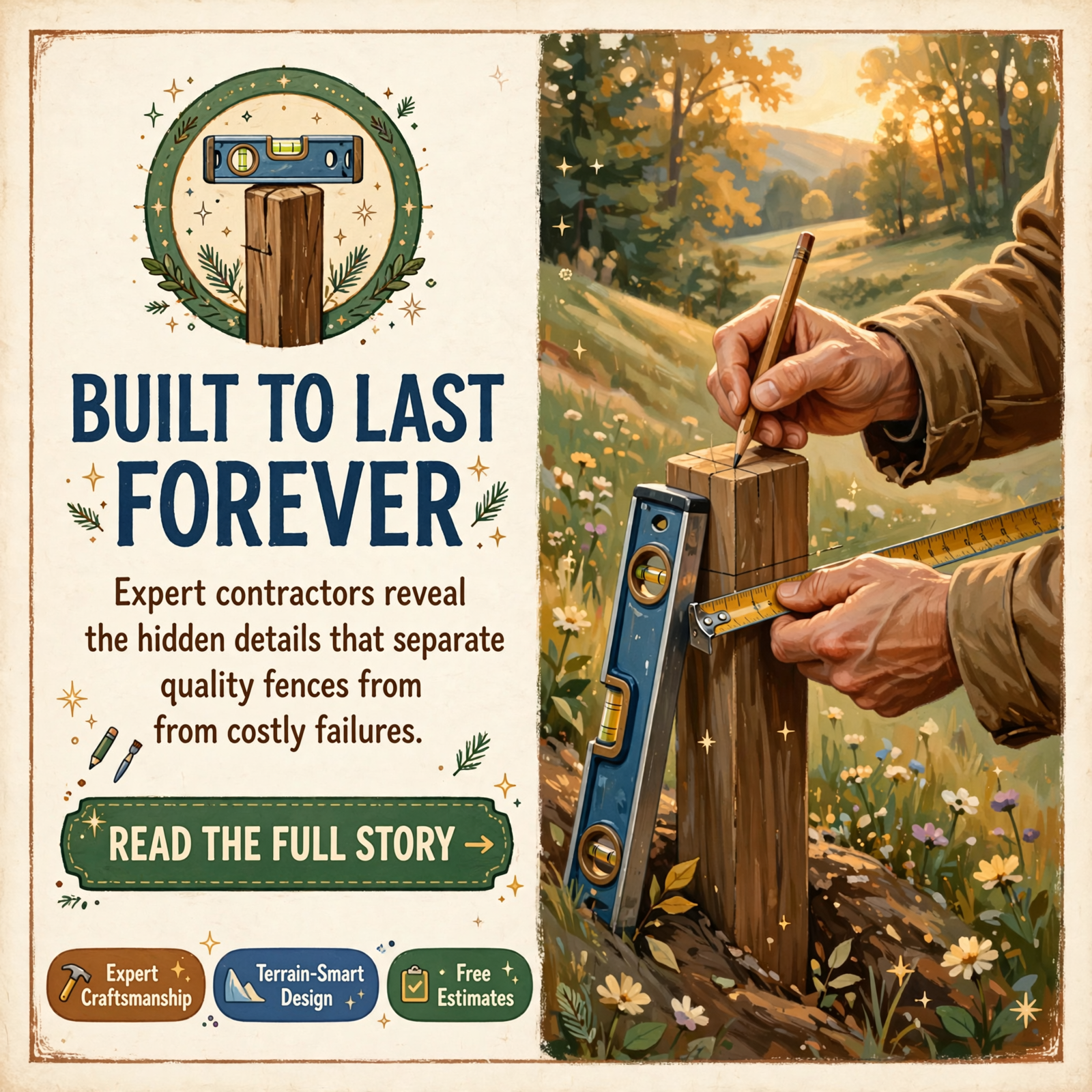 Featured image for "🛠️ What Goes Into a Well-Built Fence: Lessons From a Crossville Contractor"