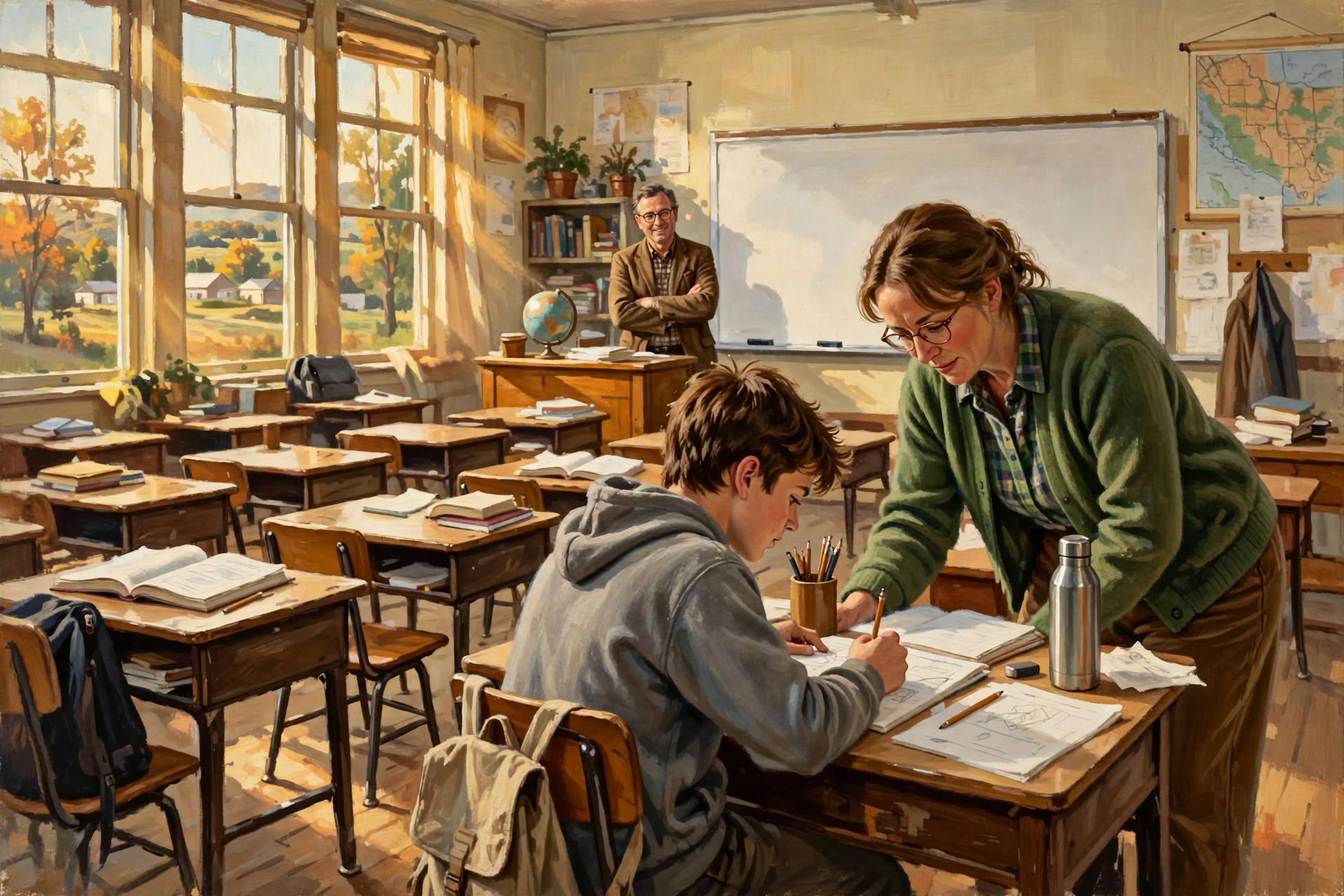 Illustration for 🎓 Help Wanted on the Plateau: A School Job in Spencer