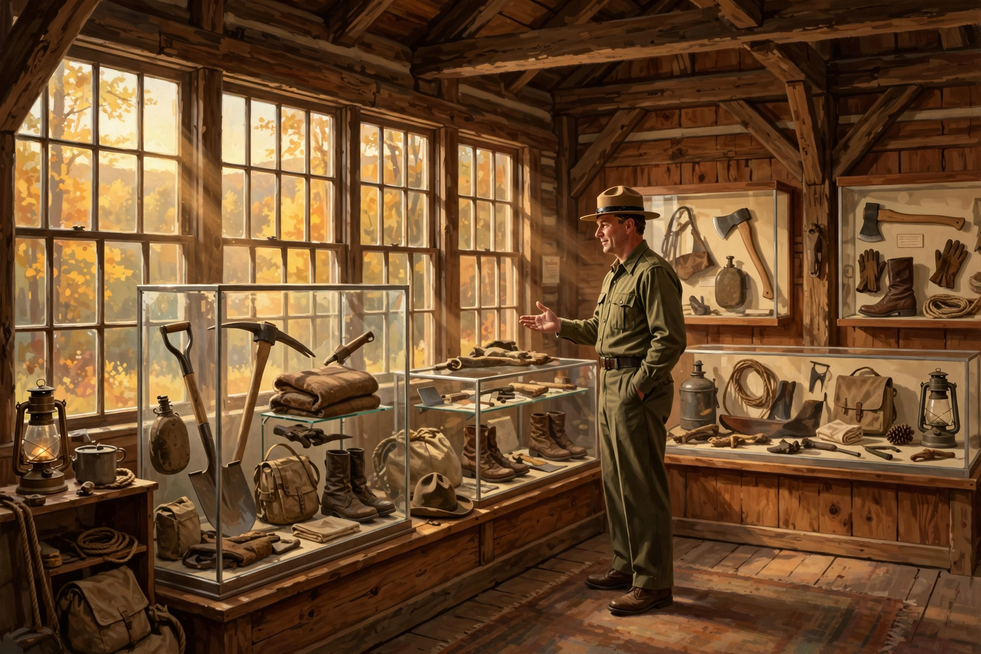 Illustration for 🏛️ Hear How the CCC Boys Built Pickett, Inside Its Own Museum