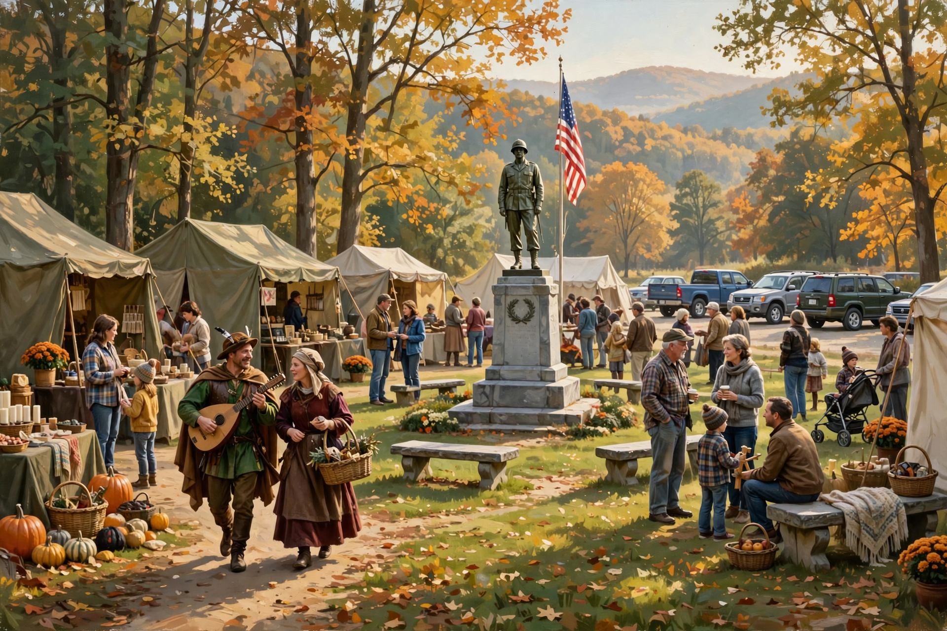 Illustration for 🎭 Friday Around the Valley: A Faire in Whitwell and a Bridge Lane's Last Day