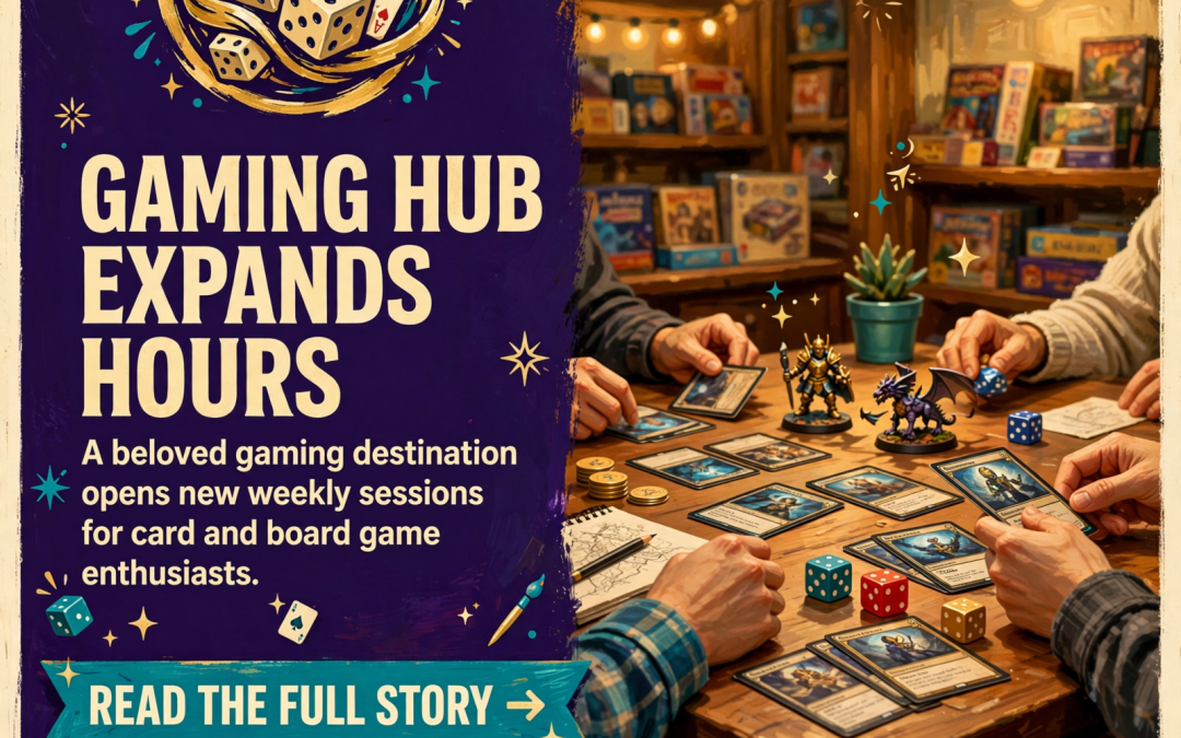 🎲 The Lazy Buzzard Expands Gaming Hours in Pikeville with New Wednesday Casual Play Schedule