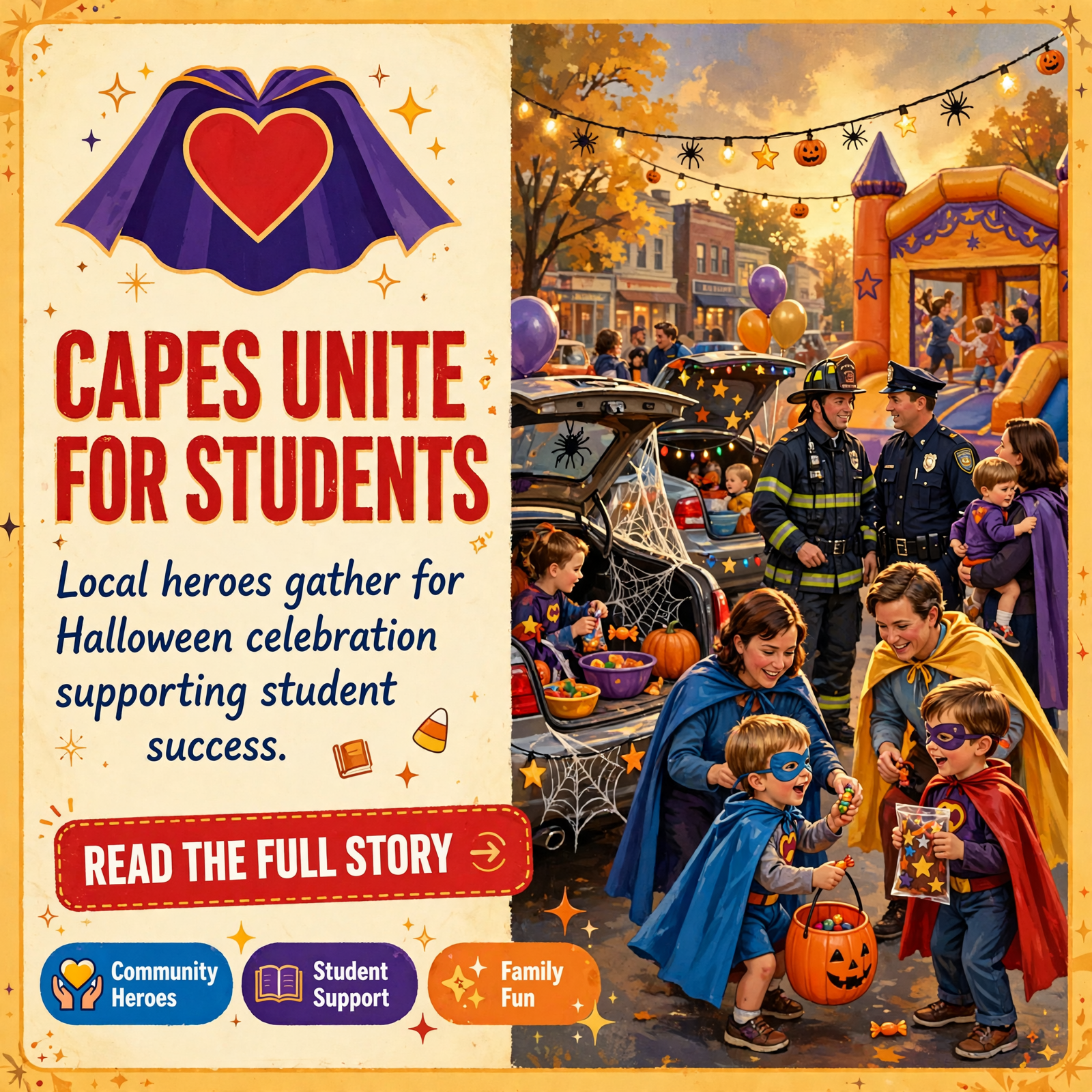 Featured image for "🦸‍♂️ Super Hero Trunk or Treat Coming to Sparta on October 30th"