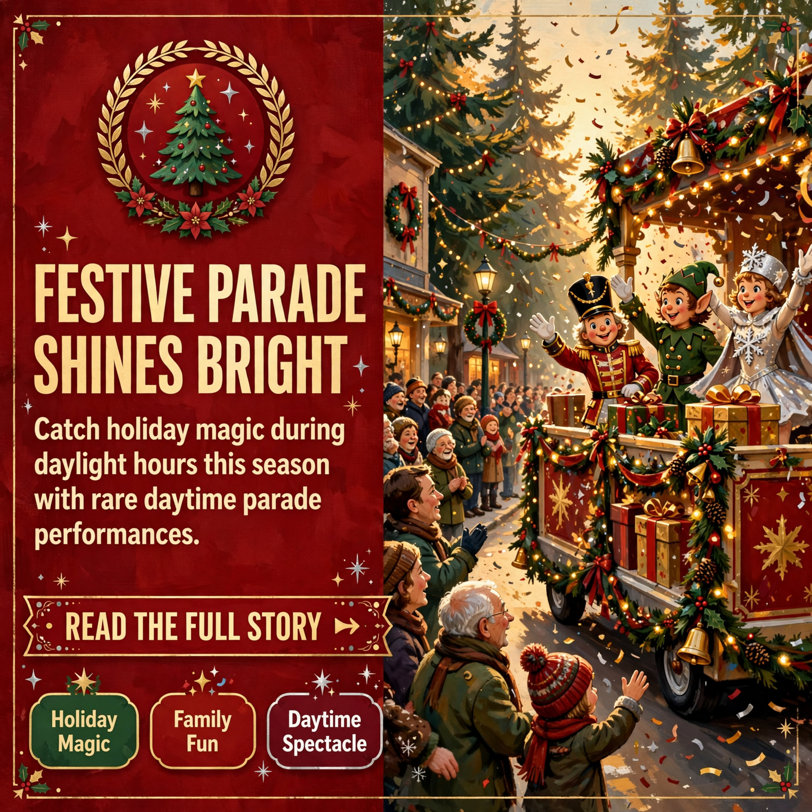 π Mickey’s Once Upon a Christmastime Parade Gets Special Daytime Performances at Magic Kingdom β Featured Image Featured image for "π Mickey's Once Upon a Christmastime Parade Gets Special Daytime Performances at Magic Kingdom"