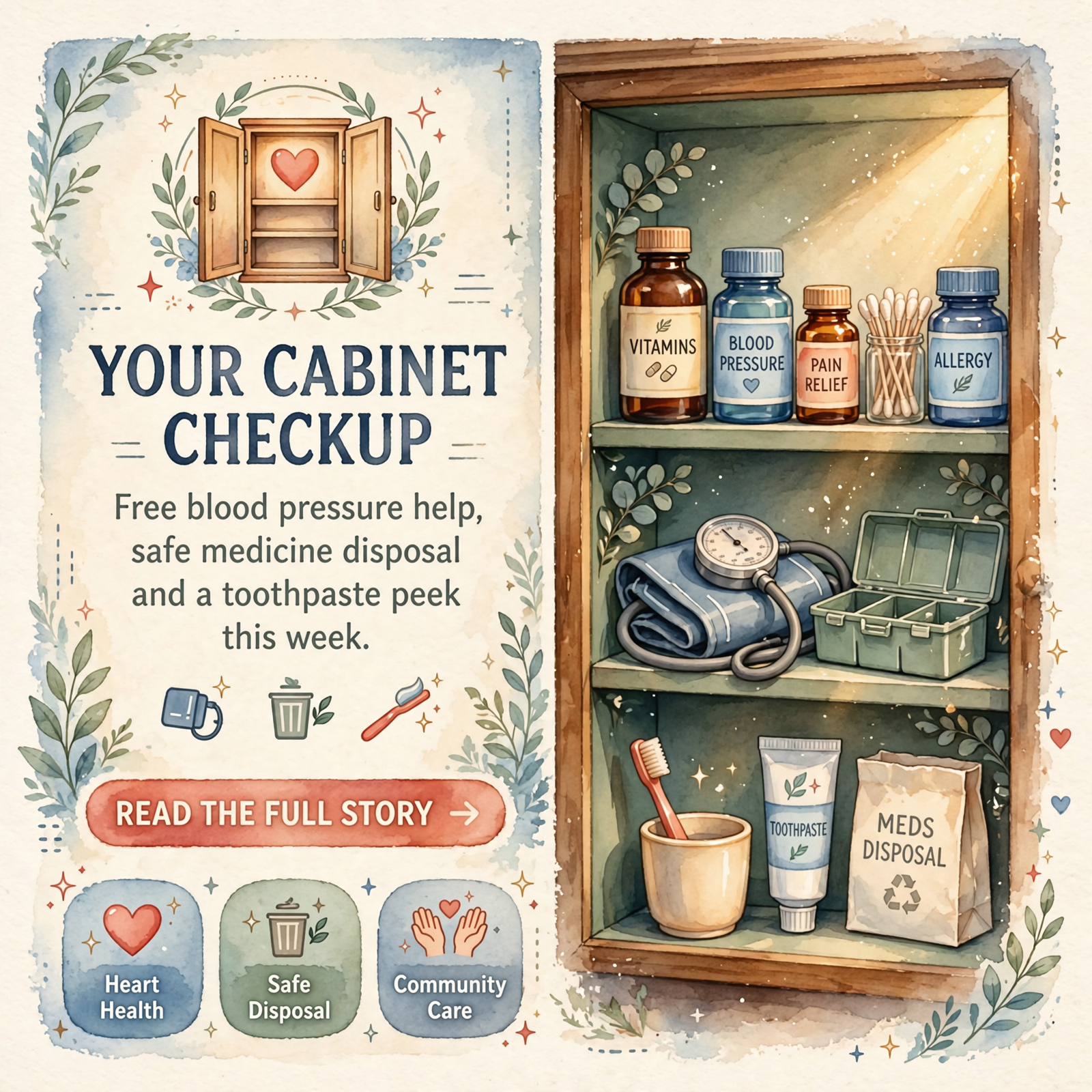 Featured image for "🩺 A New Heart Hub in Grundy, a Medicine Cabinet Clean-Out Saturday and a Peek in the Toothbrush Cup: Your Healthy Valley Report"