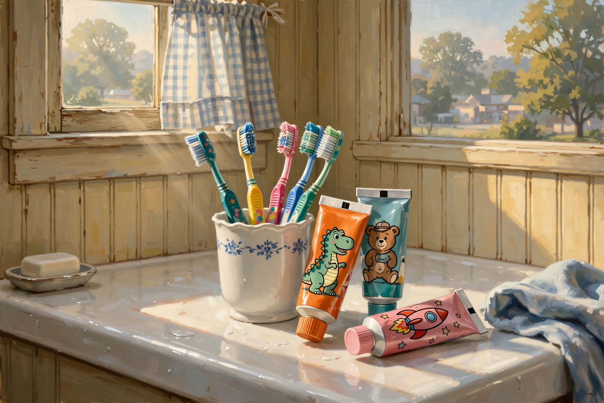 Illustration for 🪥 A Peek in the Toothbrush Cup: Kids' Character Toothpastes Recalled