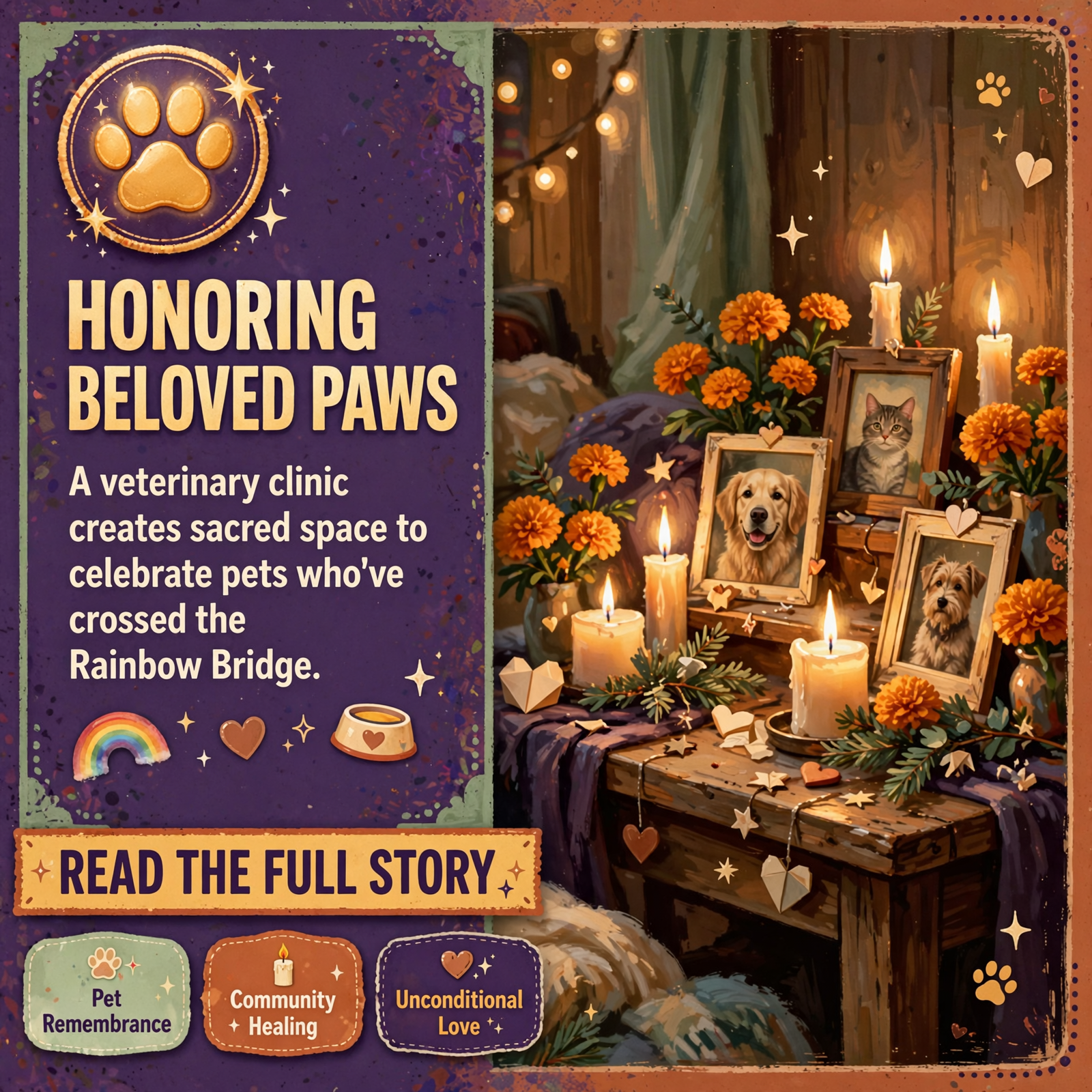 Featured image for "🐾 Coops Creek Veterinary Clinic Honors Beloved Pets on Día de los Muertos - October 27th in Dunlap"