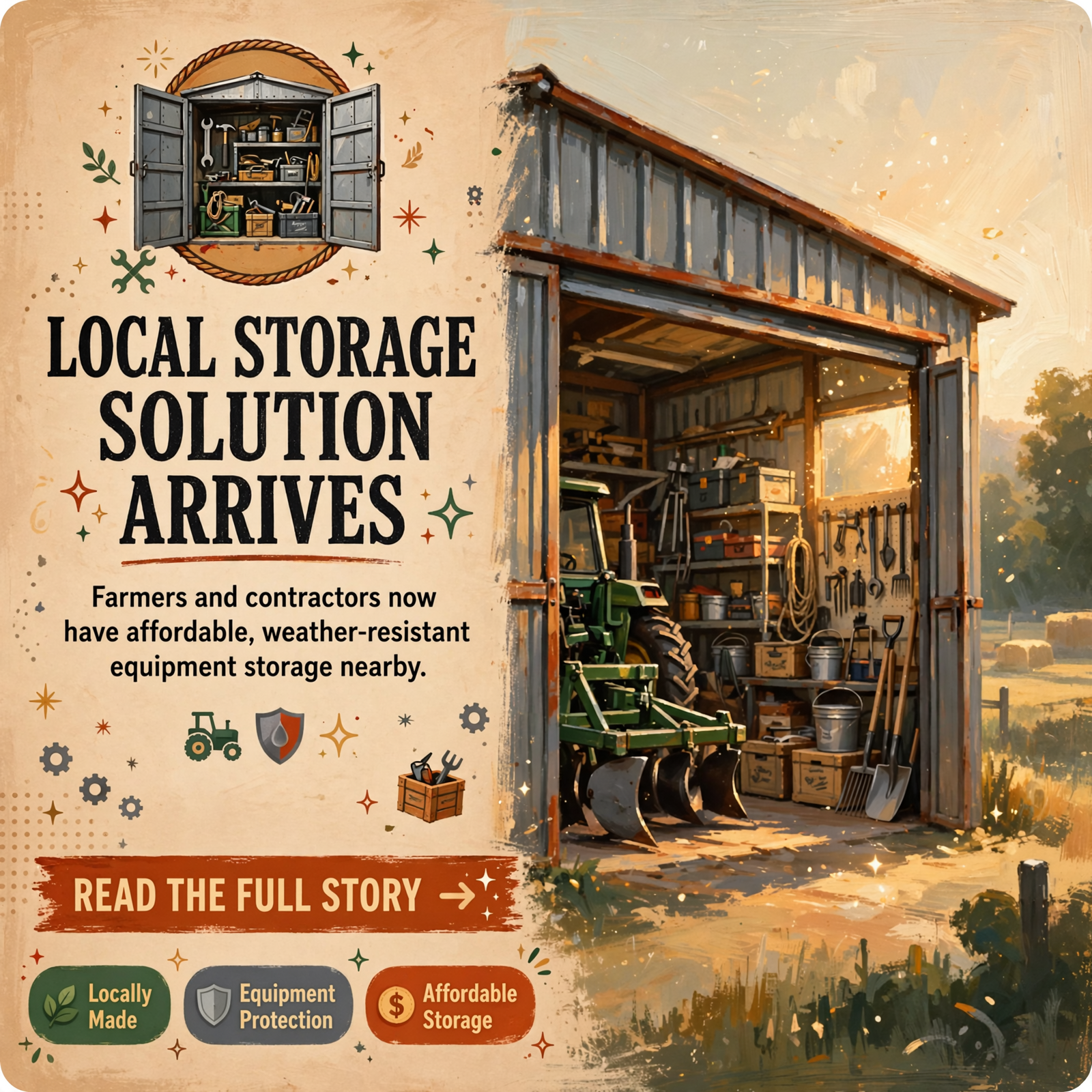 Featured image for "🛠️ Summertown Metals Offers Equipment Shed Kits for Farm and Contractor Storage"