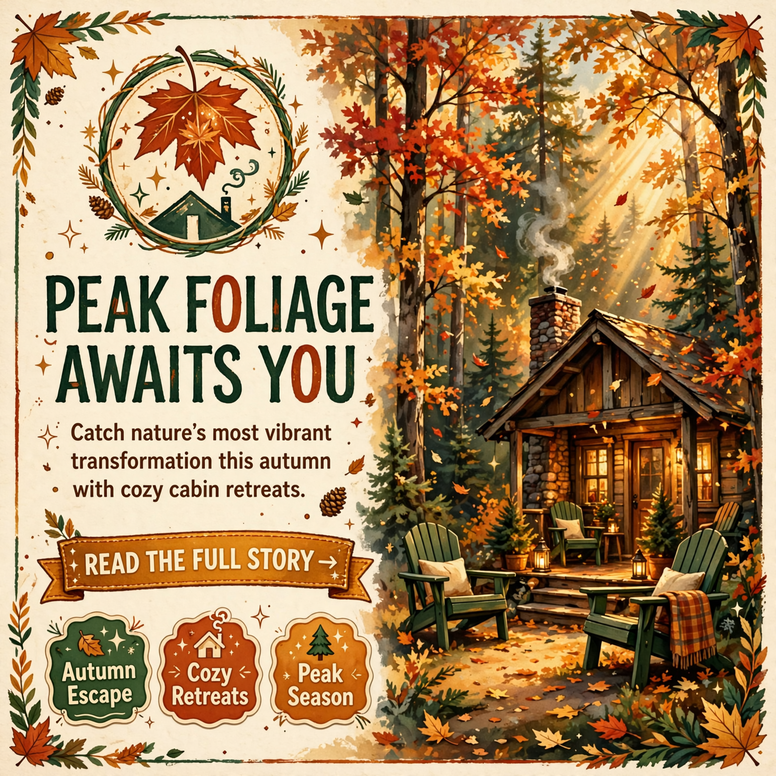 Featured image for "🍂 Fall Colors Are Here - Time to Book Your Getaway at Fall Creek Falls"