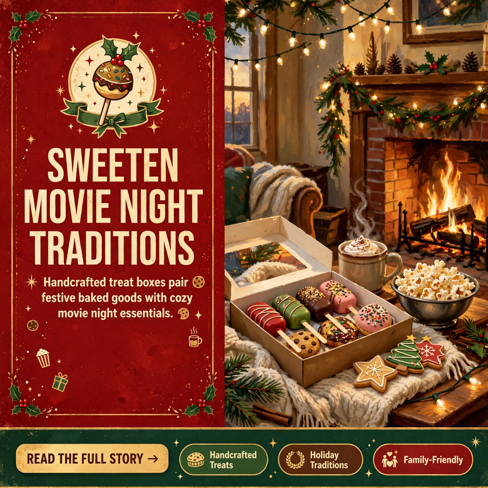 Featured image for "🎄 Cake Pops By Chelsey Launches Christmas Eve Movie Night Boxes with Three Festive Options 🎬"