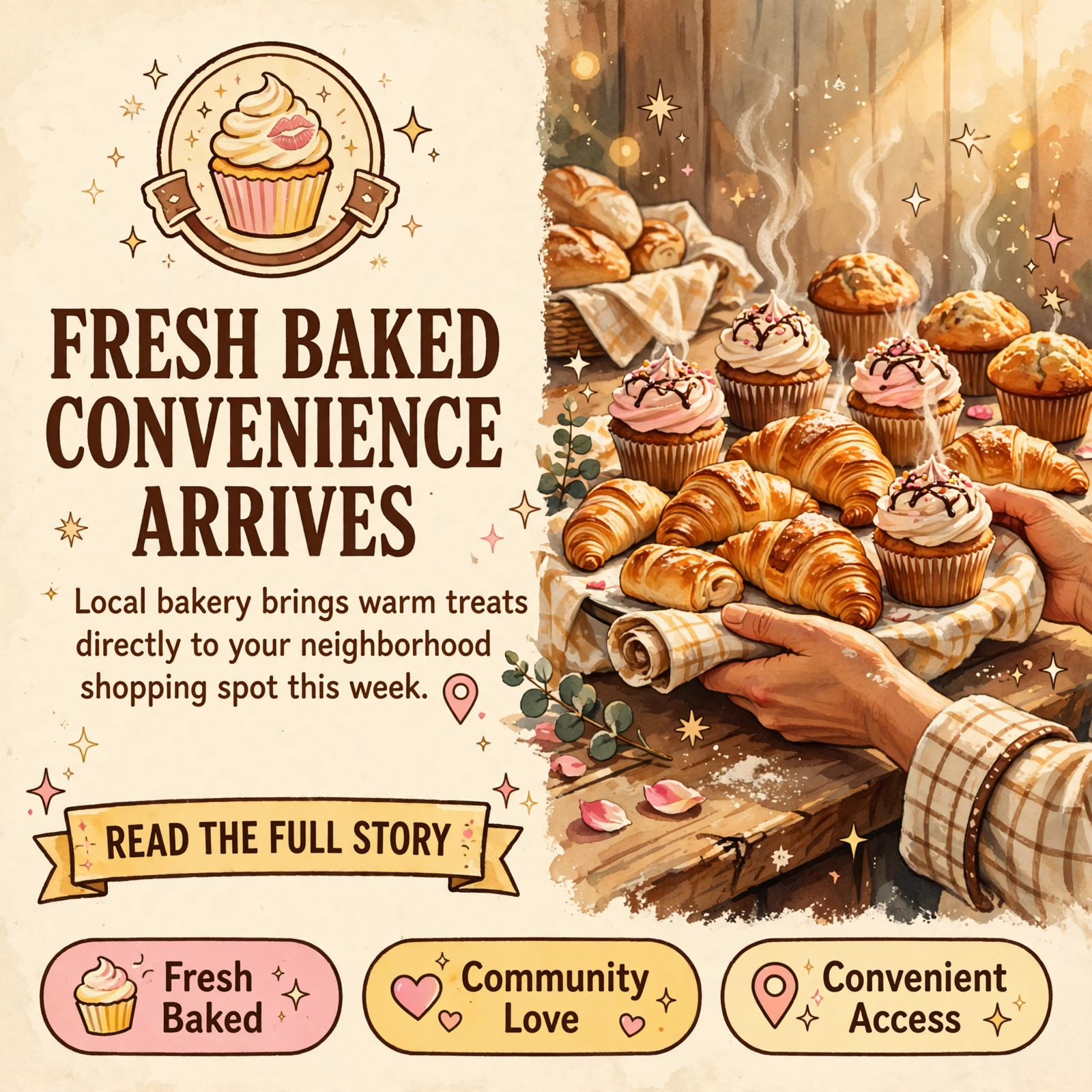 Featured image for "🧁 Crumbs and Kisses Brings Baked Goods to Save A Lot in Whitwell"