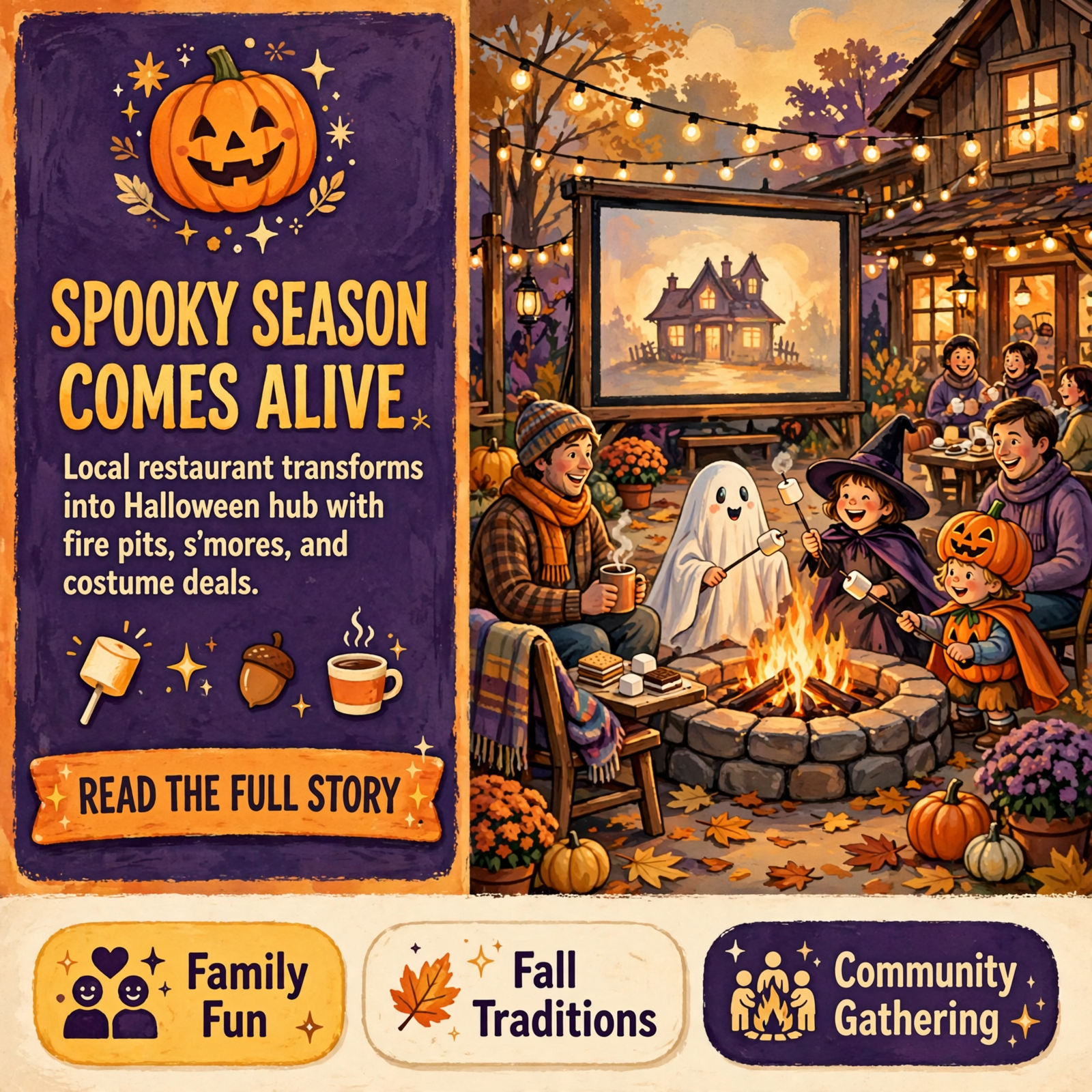Featured image for "🎃 Halloween Weekend Comes to Fix'nz Station in Dunlap with Fire Pits, S'mores, and Costume Deals"