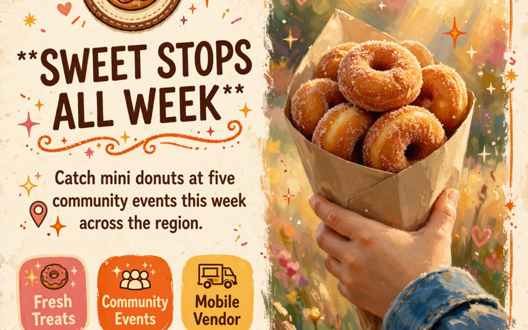 🍩 Hooked On Minis Brings Mini Donuts to Five Stops Across the Chattanooga Area This Week
