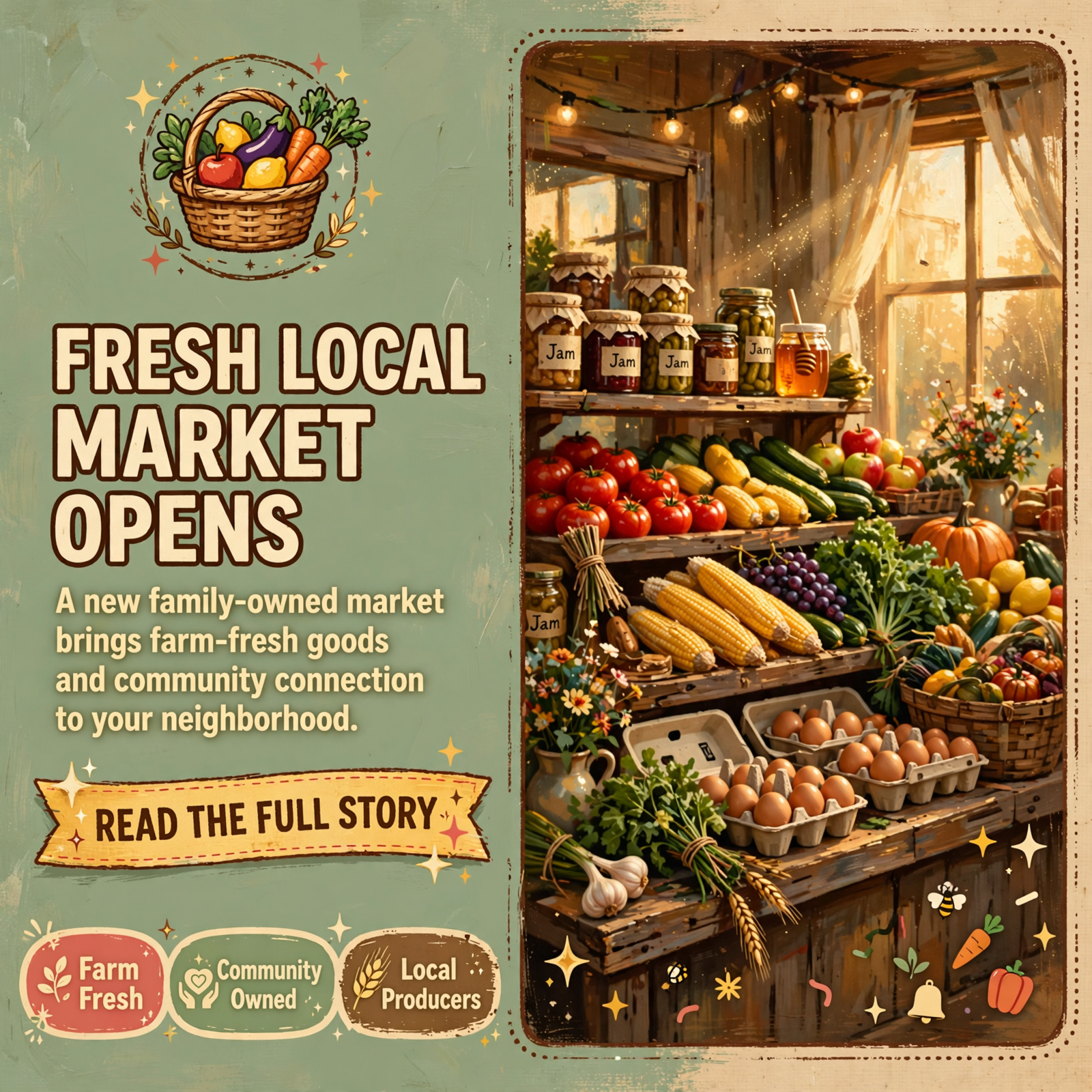 Featured image for "🎉 515 Market Opens in Pikeville with Fresh Produce, Local Meats & Homemade Goods"