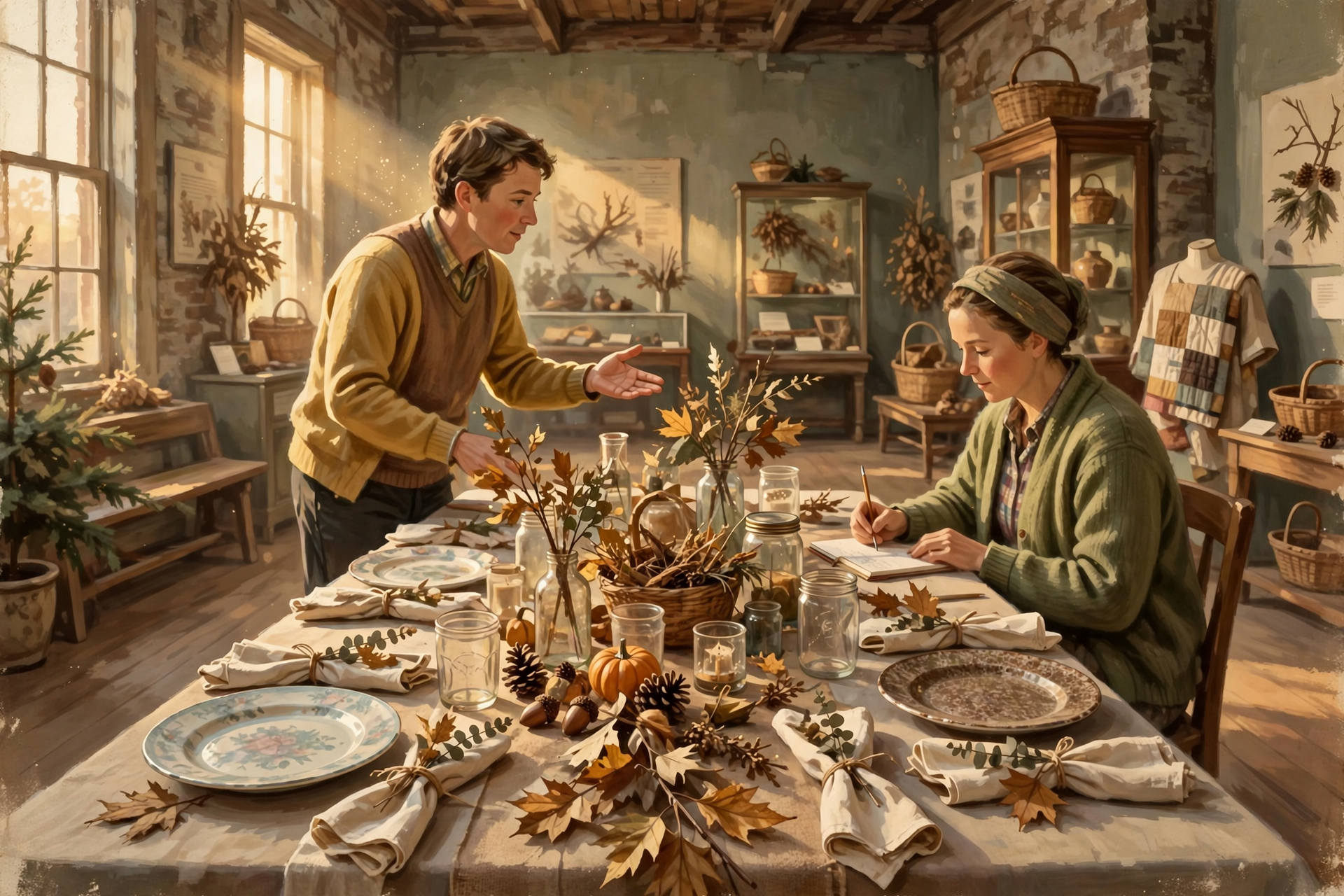 Illustration for 🍂 Dress Up the Holiday Table on a Budget at Cleveland's 5ive Points Museum