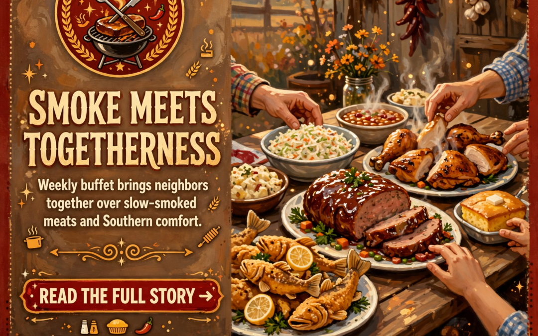 🍽️ Friday Night Buffet at Morgan Brothers BBQ in Pikeville – Fried Catfish, Smoked Meatloaf & More