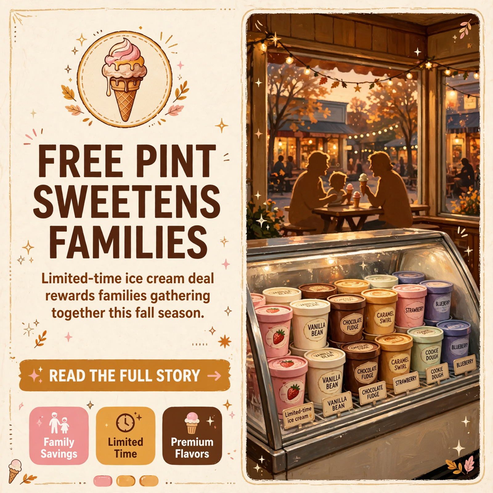 Featured image for "🍦 Free Pint with Family Pack at Udder Yum Ice Cream Shoppe in Dunlap - Offer Ends Oct. 31"