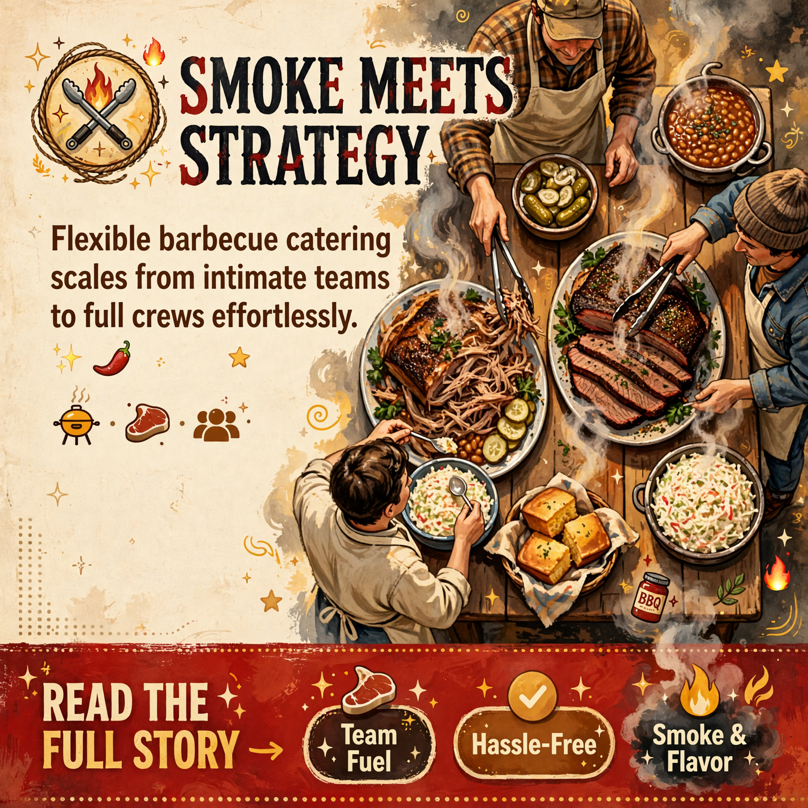 Featured image for "🍖 Bad Boys Bar-B-Q & Catering Offers Flexible Catering for Company Lunches"