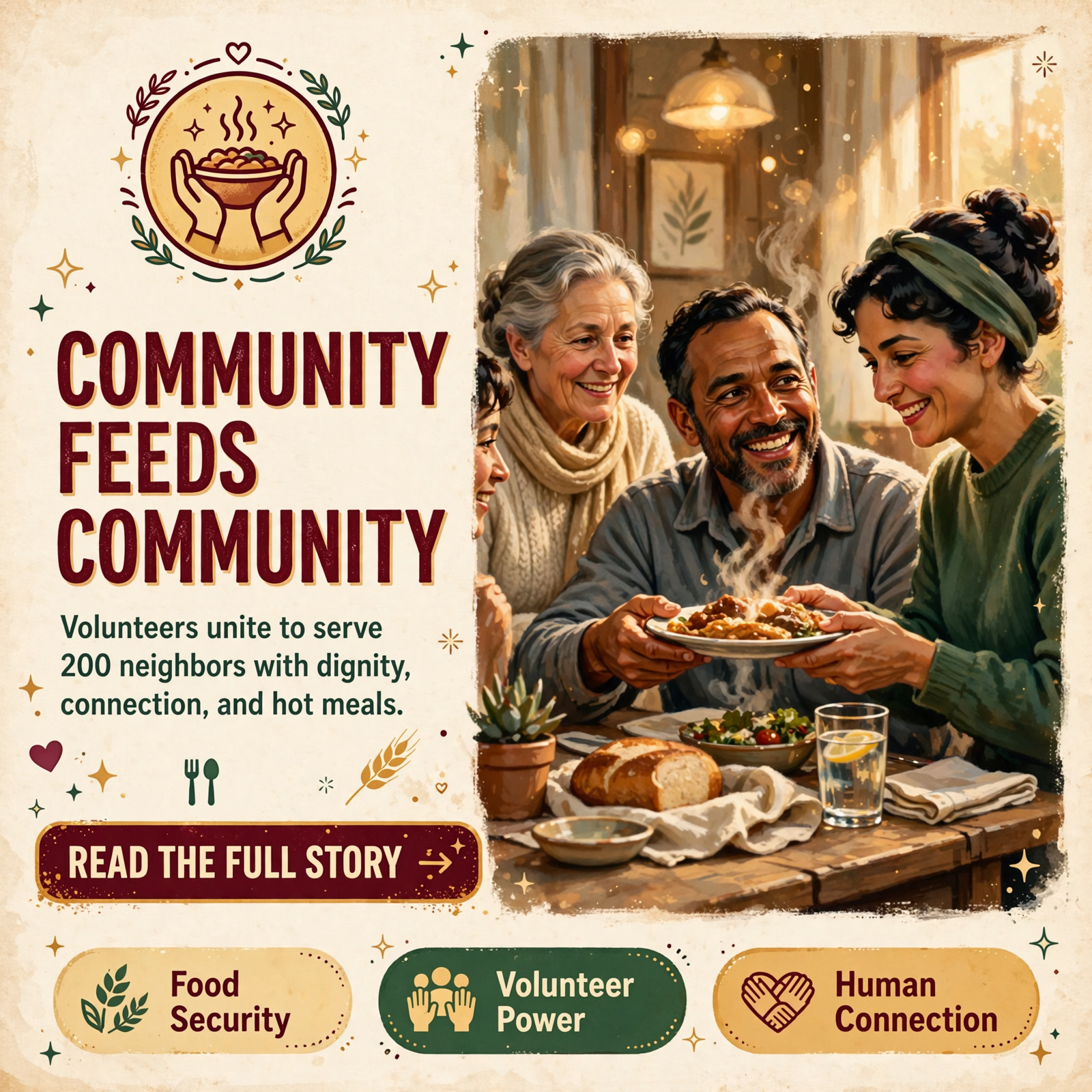 Featured image for "🍽️ Catholic Charities of East Tennessee 's Bridge Ministry Serves 200 Neighbors with Hot Meals"