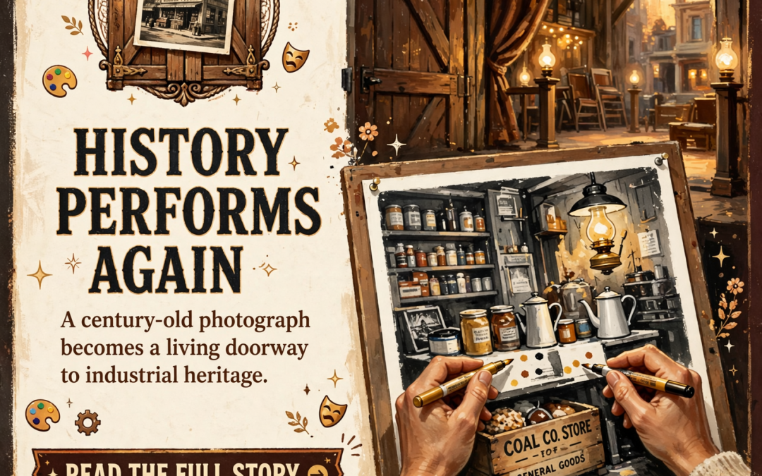 🎵 Historic Coal Company Store Image Gets New Life in Dunlap Coke Ovens Museum’s Bluegrass Performance Center