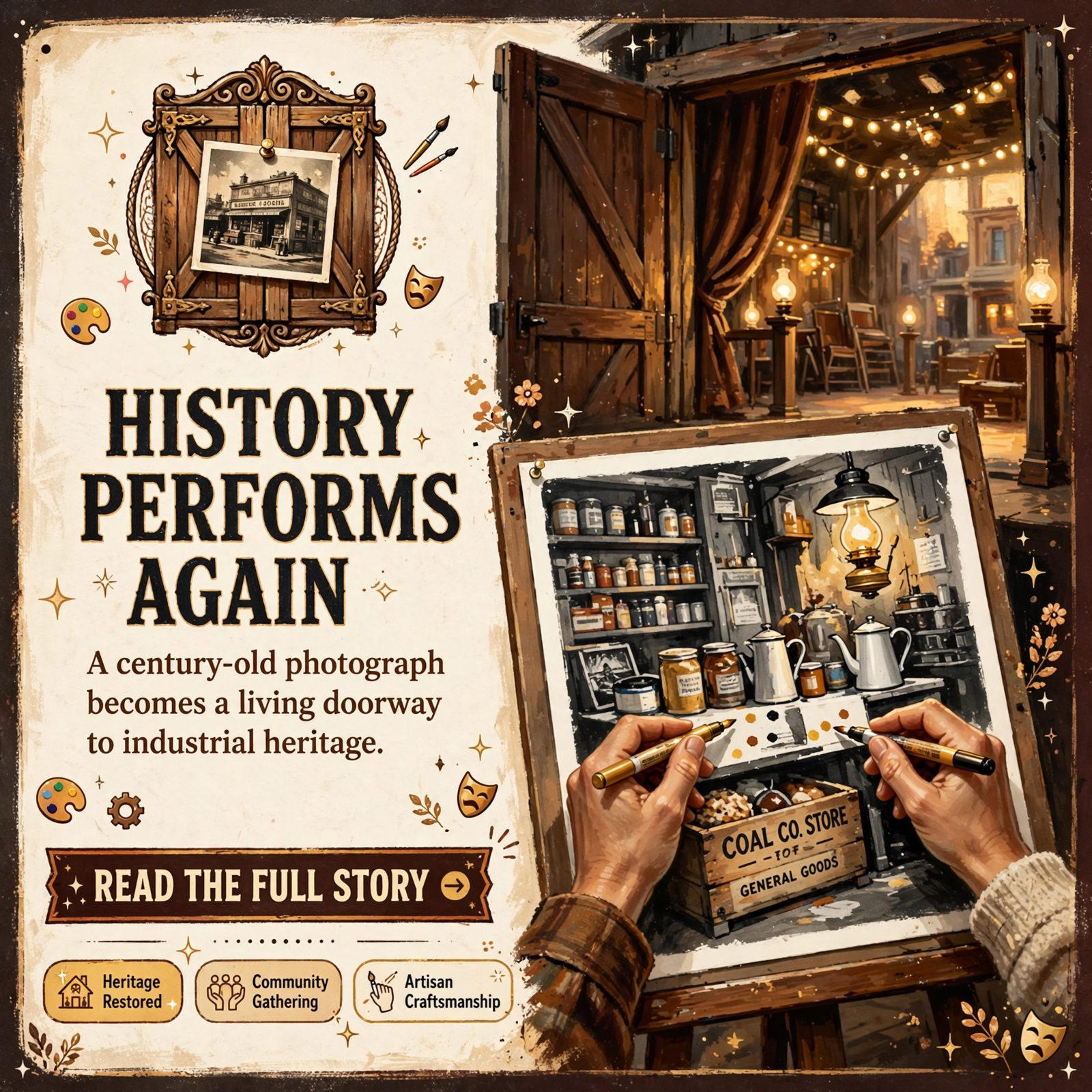 🎵 Historic Coal Company Store Image Gets New Life in Dunlap Coke Ovens Museum’s Bluegrass Performance Center —… Featured image for "🎵 Historic Coal Company Store Image Gets New Life in Dunlap Coke Ovens Museum's Bluegrass Performance Center"