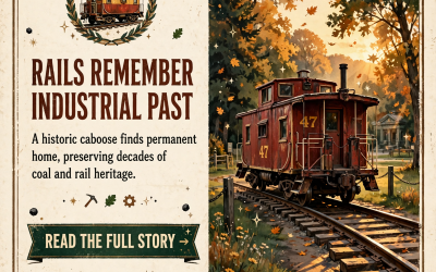 🚂 Historic Caboose Finds New Home at Dunlap Coke Ovens Museum in Sequatchie Valley