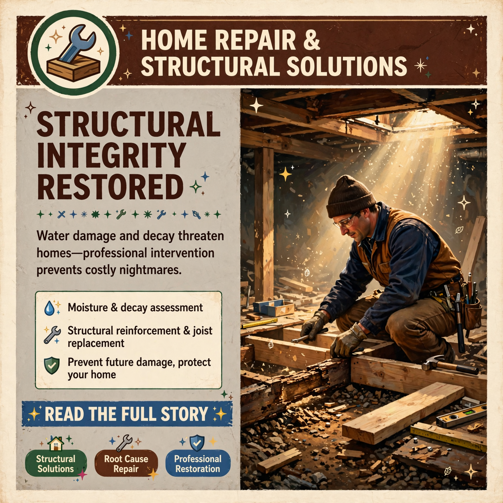 Featured image for "🔨 Spring City Contractor Tackles Major Floor Repairs with Full Structural Solutions"