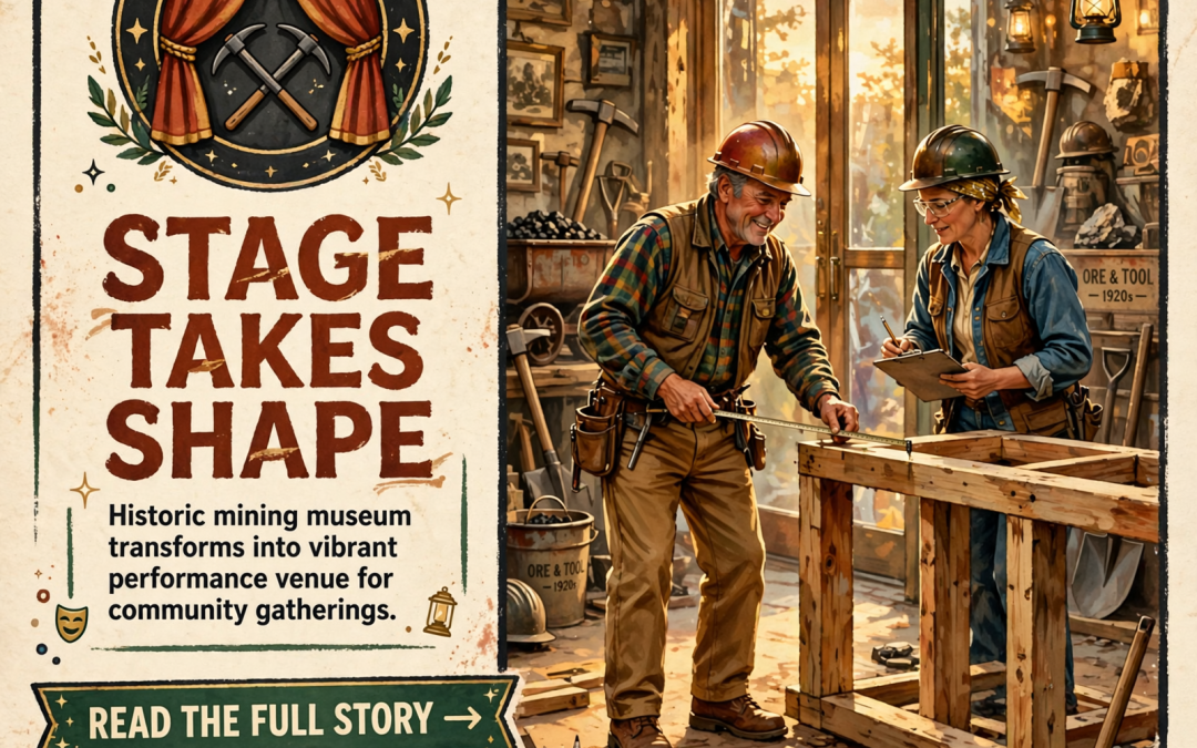 🎭 Performance Center Takes Shape at Dunlap Coke Ovens Coal Mining Museum and Park