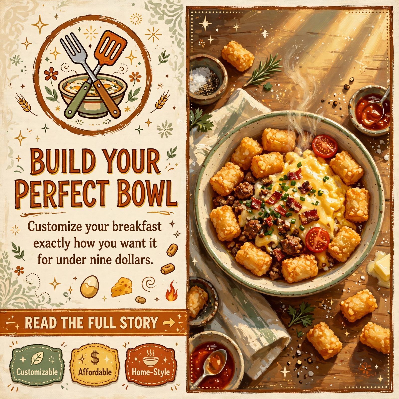 Featured image for "🍳 Build Your Own Breakfast Bowl at Tammy's Market in McMinnville - Just $8.99"