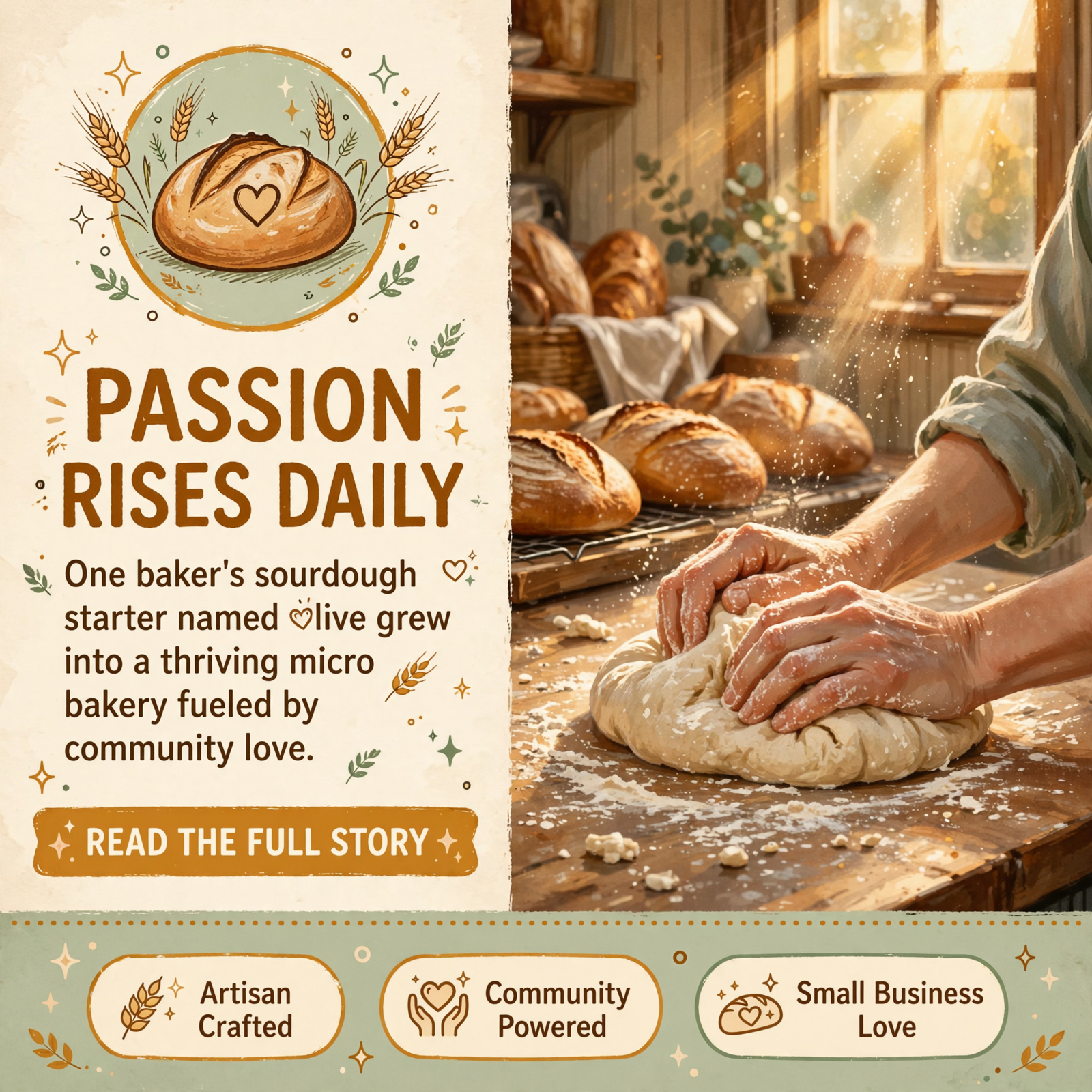 Featured image for "🥖 From Sourdough Starter to Daily Dream: Field to Flour Sourdough 's Journey in Cleveland"