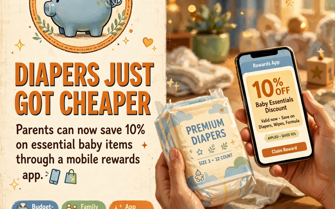 🧷 Save A Lot Offers 10% Discount on Diapers Through Rewards App