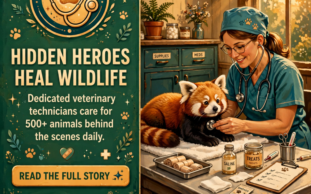 🐾 Behind the Scenes: Veterinary Technicians Care for 500+ Animals at Chattanooga Zoo