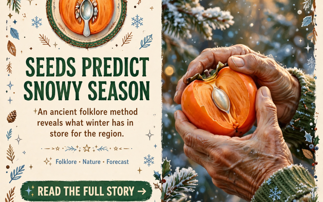 ❄️ Signal Mountain Nursery Predicts a Snowy Winter Using Persimmon Seeds