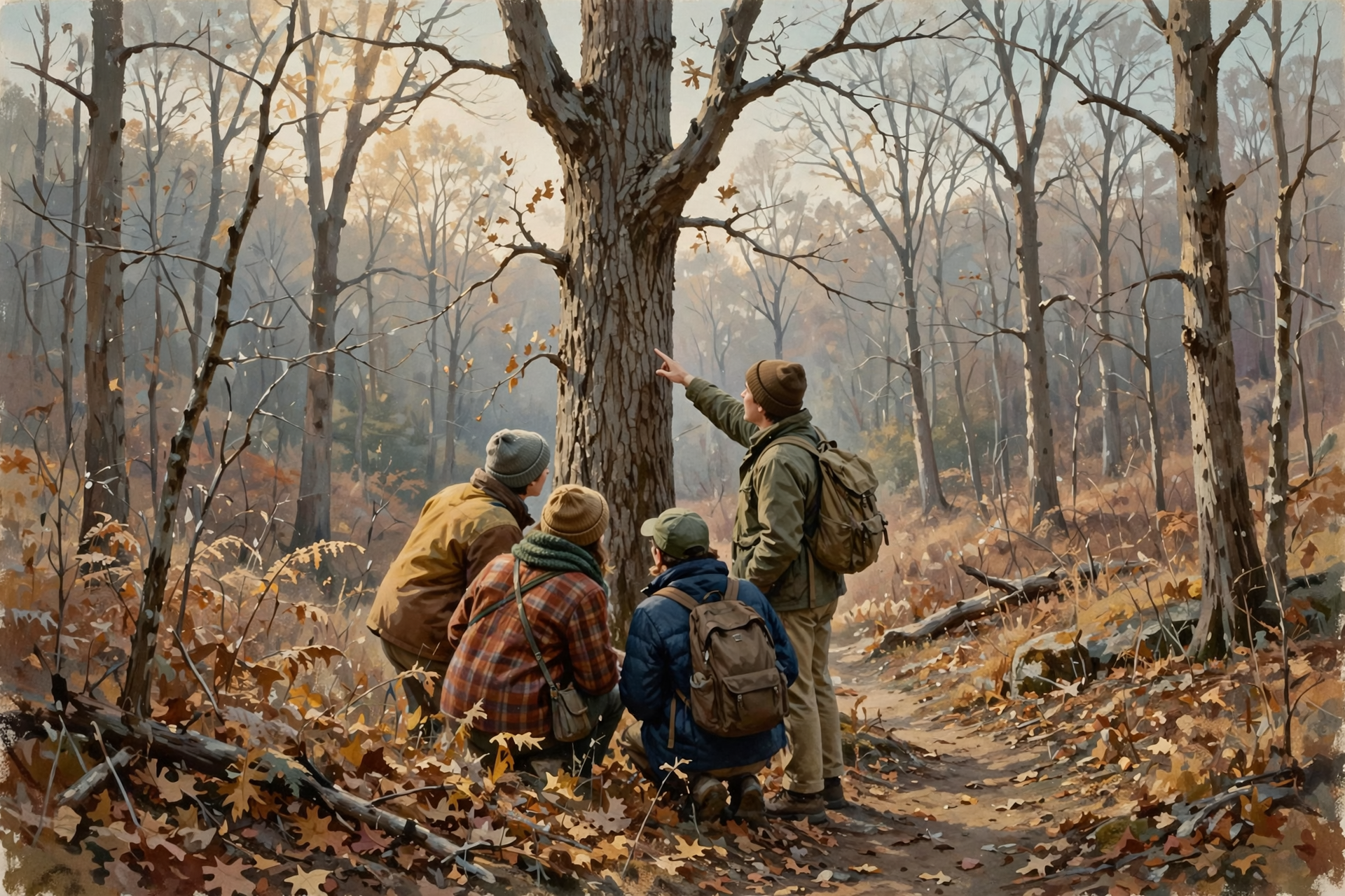 Illustration for 🍂 Learn Your Trees on a Woodland Walk at Reflection Riding