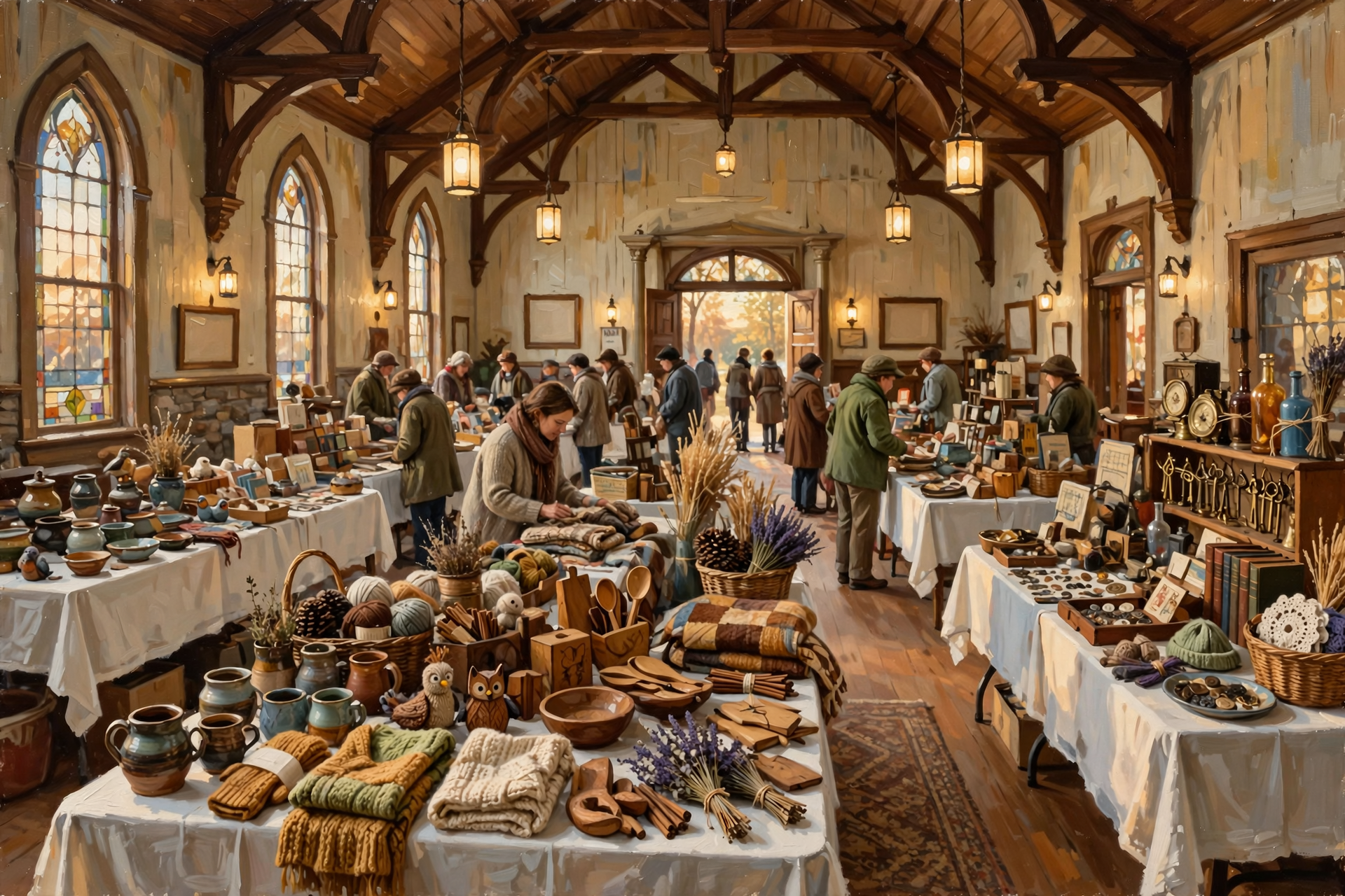 Illustration for 🧶 Browse Handmade Gifts and Old Collections at the St. Jude Craft Fair & Hobby Show